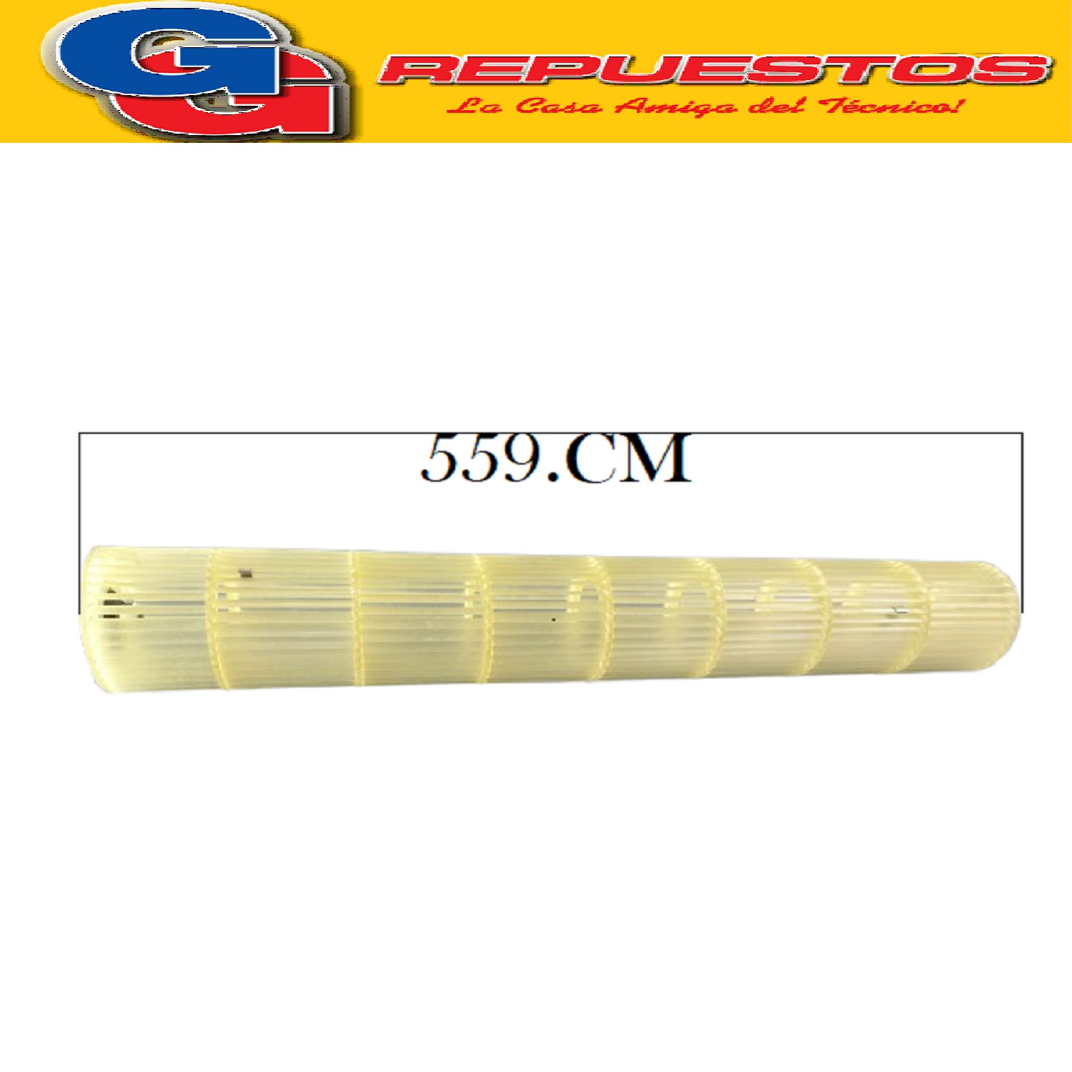 TURBINA EVAPORADOR AIRE SPLIT DIAMETRO 9.2CM LARGO 55.9CM BU JE INTERNO (1466013)