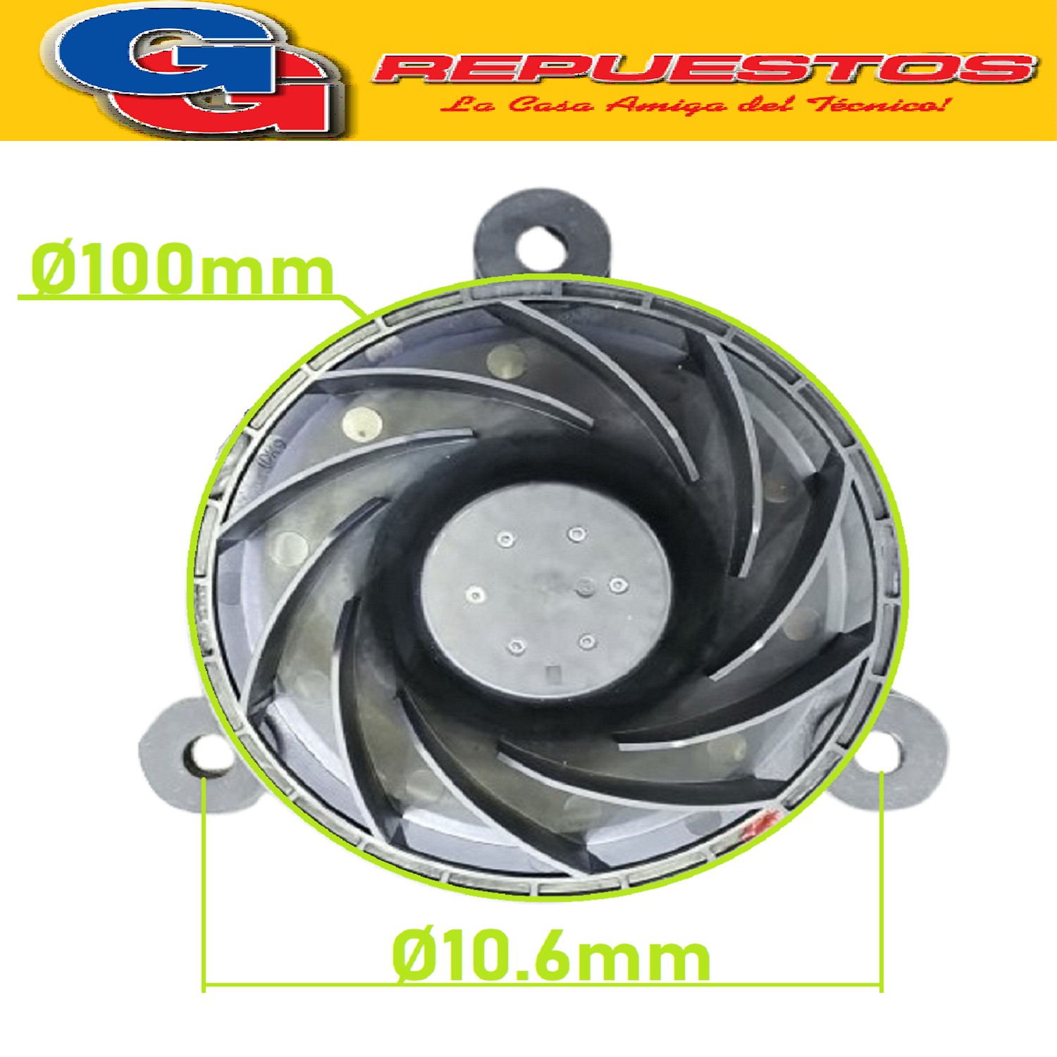 FORZADOR / COOLER DE 12V 0.11A PARA HELADERA SIDE BY SIDE 4  PUERTAS PHILCO 482 LITROS TOUCH PHSB482XT
MIDEA (MOTOR VENTILADOR CON TURBINA)