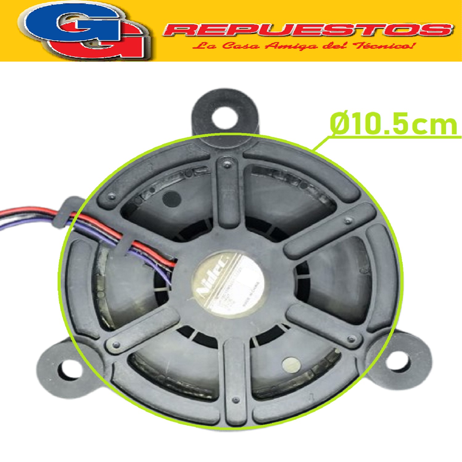 FORZADOR / COOLER DE 12V 0.11A PARA HELADERA SIDE BY SIDE 4  PUERTAS PHILCO 482 LITROS TOUCH PHSB482XT
MIDEA (MOTOR VENTILADOR CON TURBINA)