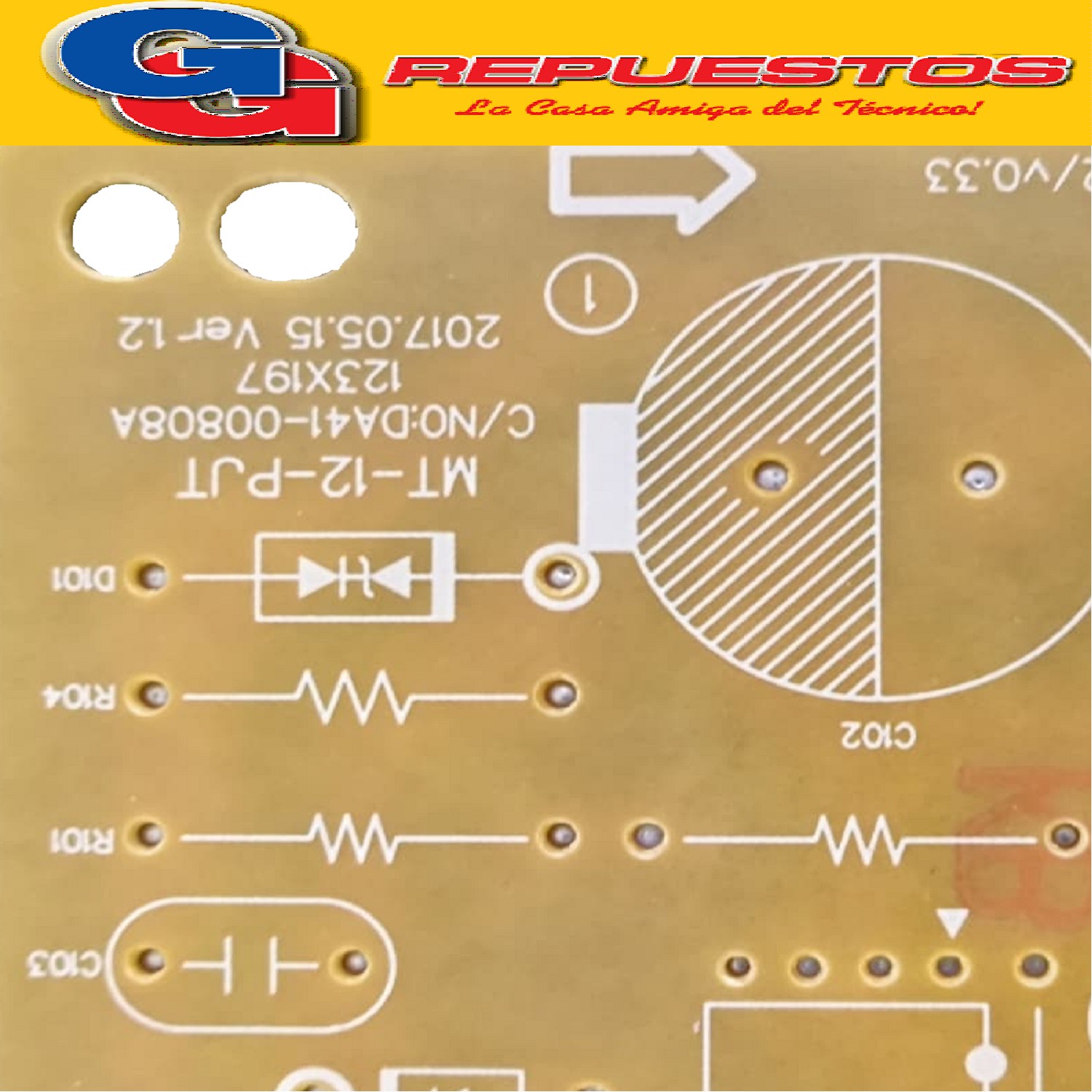 PLAQUETA PRINCIPAL GRANDE PARA HELADERA SAMSUNG RL4363SBABS  DA92-00425A (SAMSUNG) ASSY PCB MAIN 7-SEG BAROSA 197*123 12V RL4363SBABS/BG DIGITAL INVERTER 
(PLACA MAIN NO FROST HELADERA 432Ltrs ORIGINAL)