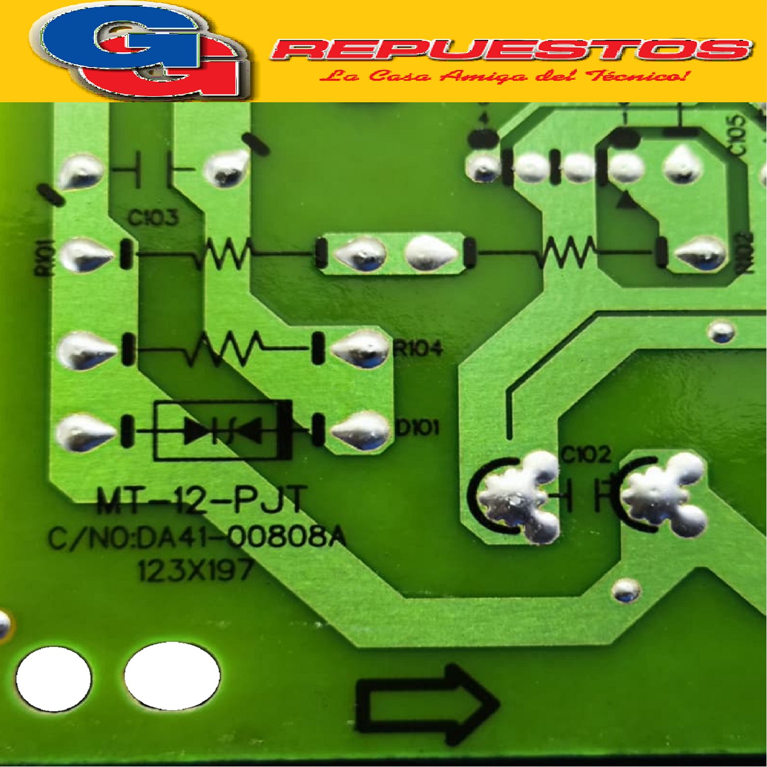 PLAQUETA PRINCIPAL GRANDE PARA HELADERA SAMSUNG RL4363SBABS  DA92-00425A (SAMSUNG) ASSY PCB MAIN 7-SEG BAROSA 197*123 12V RL4363SBABS/BG DIGITAL INVERTER 
(PLACA MAIN NO FROST HELADERA 432Ltrs ORIGINAL)