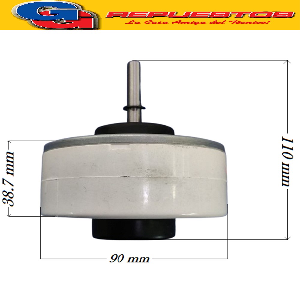 FORZADOR MOTOR AIRE ACONCIDIONADO INVERTE WZDK13-35G-1 (RD-3 10-13-8) DC 310V 13W 0.06A E CL OP 1400RPM PF0.99 EFFE76%