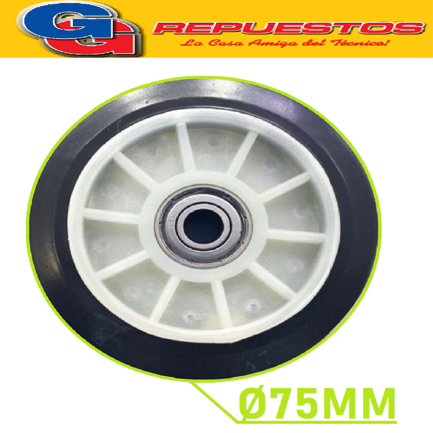 RUEDA SOPORTE PARA TAMBOR SECARROPA BEKO-SMEG-TEKA-GRUNDIG - BLOMBERG-ARCELIK CON RULEMAN 608 ZZ
2969900100-2969900200-2987300200-2974680200 (BEKO) POLEA TENSORA DE CORREA SECADORA BEKO 757410261 (SMEG) POLEA PARA SECADORA - CONJUNTO DE RODILLOS 697410248-697410249-757410261 (PYMES) RUEDA DE CESTA