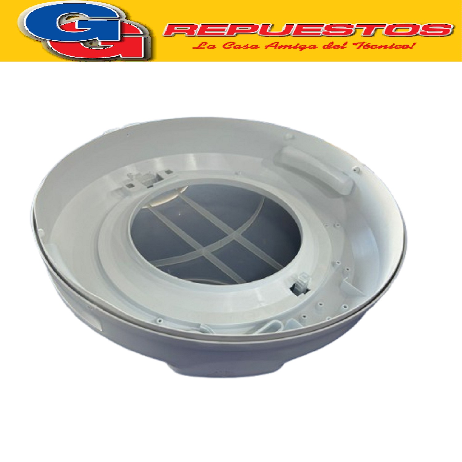 CABEZAL BLANCO CON TAPA PARA SECARROPAS AXEL AX-4002