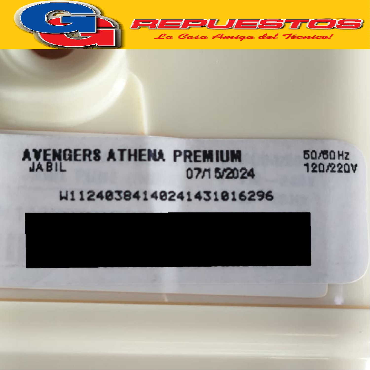 PLAQUETA DE POTENCIA PARA HELADERA WHIRLPOOL WR085BK-WRO85AK COMPATIBLE CON: HELADERA DE 3 PUERTAS WHIRLPOOL BRO85ABANA-BRO85AEANA-BRO85AEBNA-BRO85AKANA-BRO85AKAS1-BRO85AKAS2-BRO85AKAS3-BRO85AKBNA-BRO85AKBS1-BRO85AKBS2-BRO85AKBS
W11573342 (WHIRLPOOL) CONTROL ELECTRONICO THESEUS