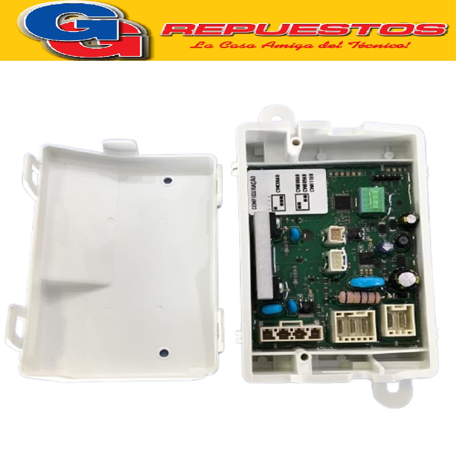 PLAQUETA DE POTENCIA LAVARROPAS ESLABON DE LUJO BRASIL VA01  EWH07ABDIM AQUA 1.5 ADAPTABLE 11449575 (WHIRLPOOL) PLACA DE POTENCIA CONJUNTO W10723050 (WHIRLPOOL) CARCAZA PLASTICA. EMICOL Made in Brasil (72640510000)
Adaptable a: CONJUNTO PCB AQUAMAN 152X Janil China
220V 60Hz H0100A240790079G4 7908250206162