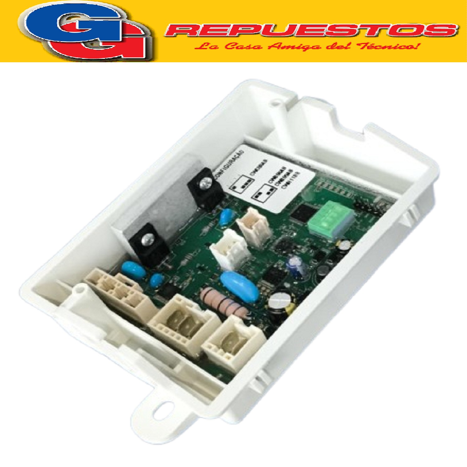 PLAQUETA DE POTENCIA LAVARROPAS ESLABON DE LUJO BRASIL VA01  EWH07ABDIM AQUA 1.5 ADAPTABLE 11449575 (WHIRLPOOL) PLACA DE POTENCIA CONJUNTO W10723050 (WHIRLPOOL) CARCAZA PLASTICA. EMICOL Made in Brasil (72640510000)
Adaptable a: CONJUNTO PCB AQUAMAN 152X Janil China
220V 60Hz H0100A240790079G4 7908250206162
