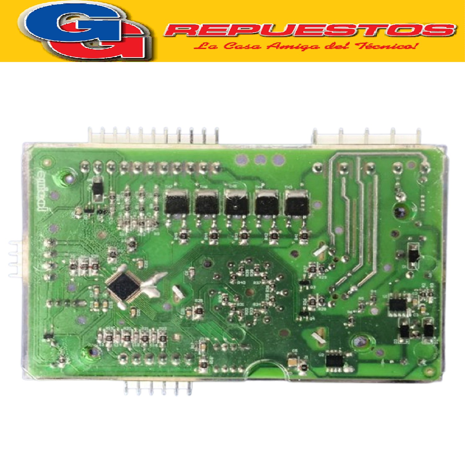 PLAQUETA DE POTENCIA PARA LAVARROPAS ELECTROLUX MODELO LI85Y (UNIDAD CONTROL ORIGINAL) TARJETA ELECTRONICA EMICOL /PLACA COMPATIBLE CON LAVARROPAS LI85Y Isadora REMMPLAZO DE 5206107 5206107 (ELECTROLUX-GAFA) A99035133_PLACA ELECTRONICA PROGRAMAS
41019850 (ELECTROLUX) A99035153_PL POT A W - LT12F ROSE SC Produttore: EMICOL 72642310000 (Made in Brasil) 7908250205202