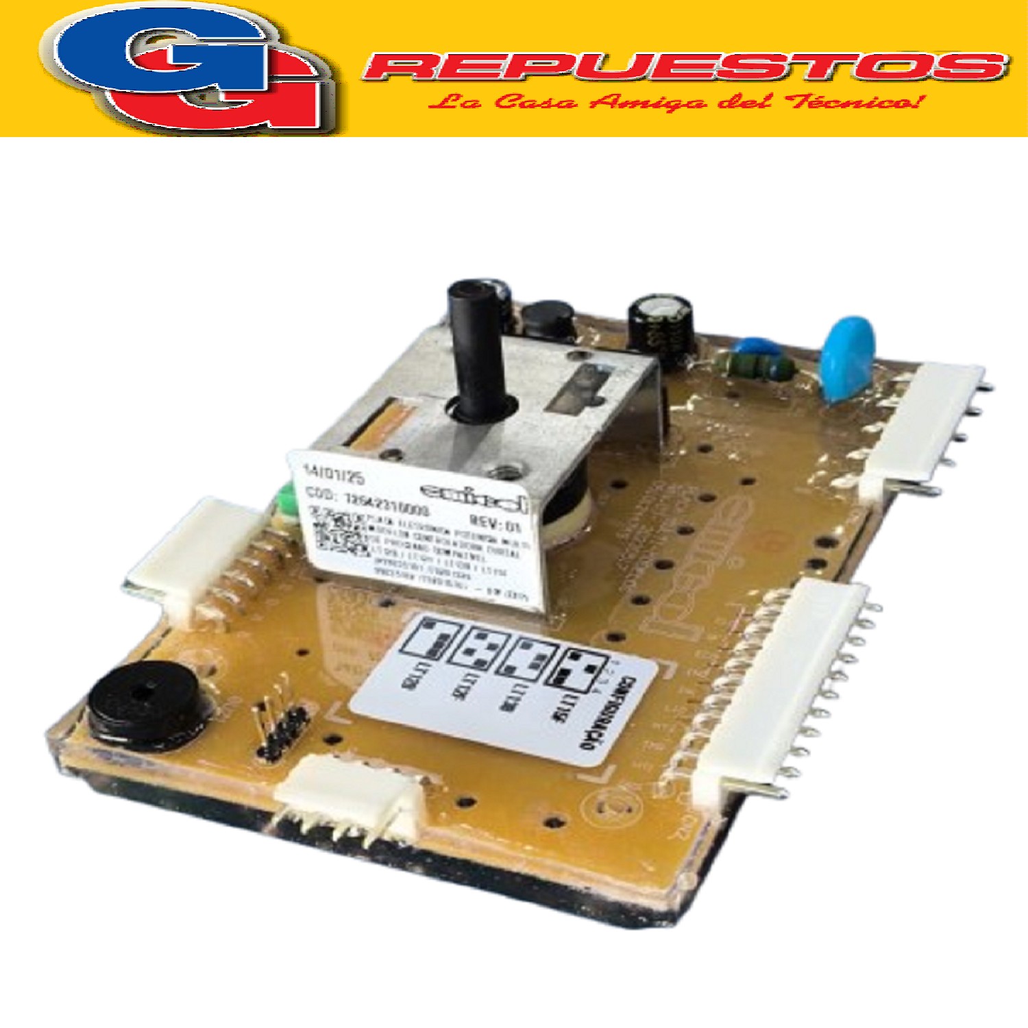 PLAQUETA DE POTENCIA PARA LAVARROPAS ELECTROLUX MODELO LI85Y (UNIDAD CONTROL ORIGINAL) TARJETA ELECTRONICA EMICOL /PLACA COMPATIBLE CON LAVARROPAS LI85Y Isadora REMMPLAZO DE 5206107 5206107 (ELECTROLUX-GAFA) A99035133_PLACA ELECTRONICA PROGRAMAS
41019850 (ELECTROLUX) A99035153_PL POT A W - LT12F ROSE SC Produttore: EMICOL 72642310000 (Made in Brasil) 7908250205202