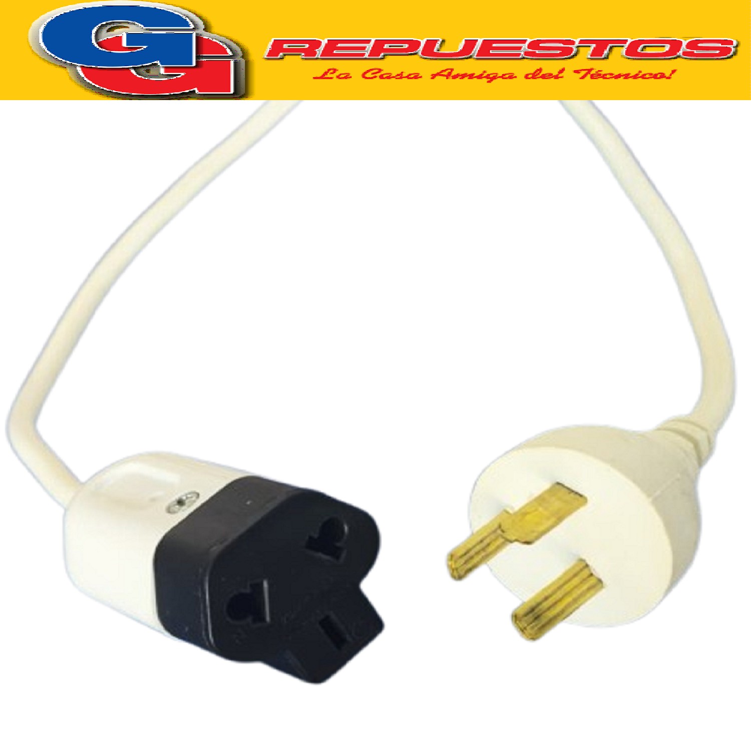 ALARGUE PROLONGADOR MACHO/HEMBRA CABLE REFORZADO 1.5 MTS DE  3X0.75MM