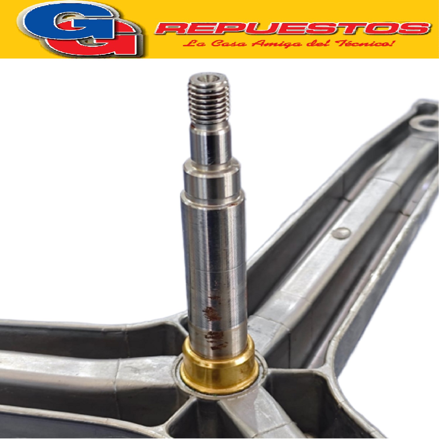 EJE SOPORTE TAMBOR LAVARROPAS DREAN BLUE 6.06 ORIGINAL RULEM ANES 6203-6204 6.06/P-7.09-7.10-6.08-WHIRLPOOL WFE61A-WFE71A-CANDY 7CA71-7CA76-CAF1706/12-CAF1710/12-CANDY CA710/12-CA706/12 TAMBOR 45/47 L RULEMAN 6204-6203 PUNTA REDONDA 70102621 326074943 (WHIR