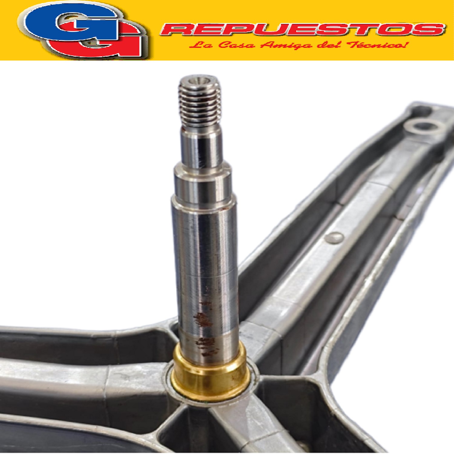 EJE SOPORTE TAMBOR LAVARROPAS DREAN BLUE 6.06 ORIGINAL RULEM ANES 6203-6204 6.06/P-7.09-7.10-6.08-WHIRLPOOL WFE61A-WFE71A-CANDY 7CA71-7CA76-CAF1706/12-CAF1710/12-CANDY CA710/12-CA706/12 TAMBOR 45/47 L RULEMAN 6204-6203 PUNTA REDONDA 70102621 326074943 (WHIR