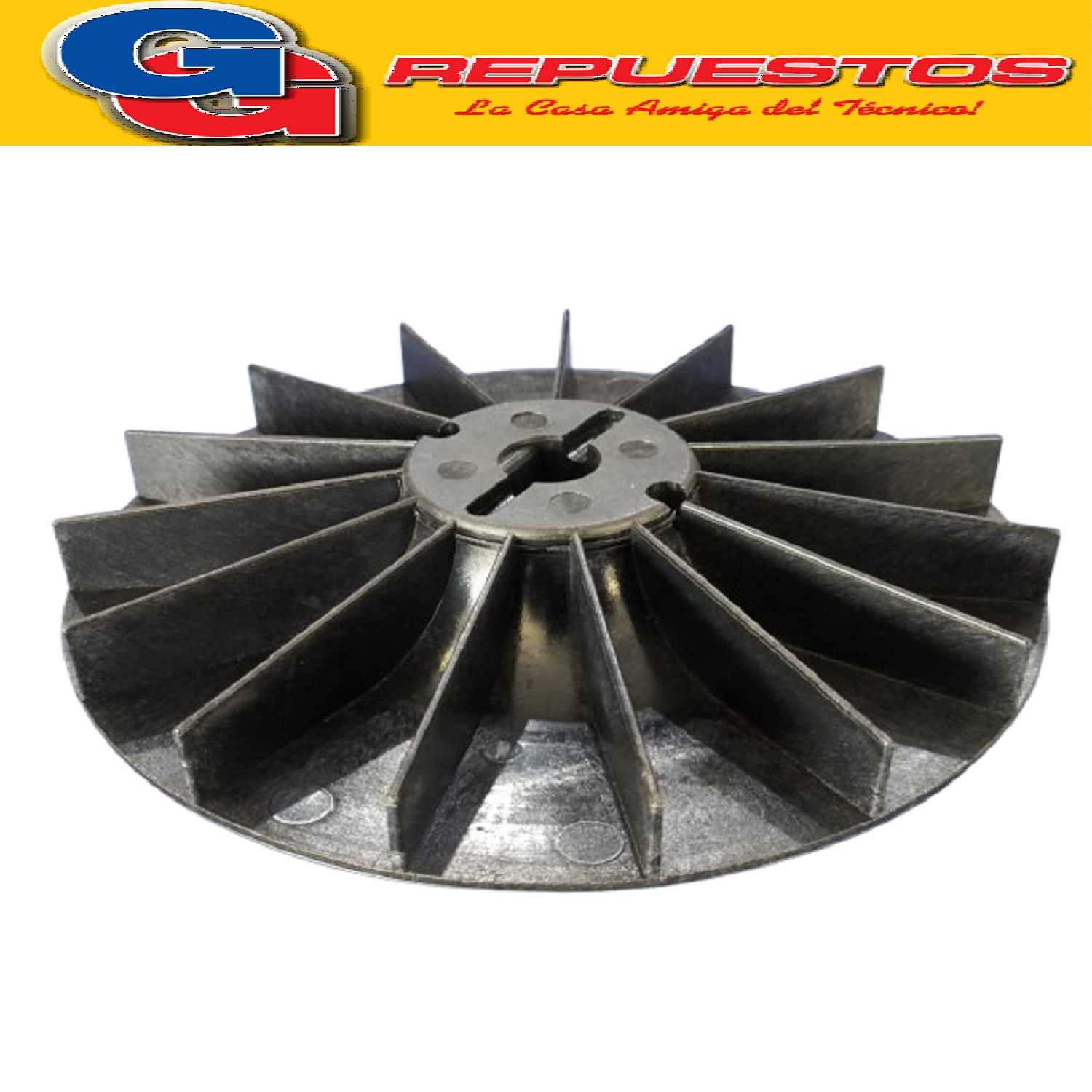 TURBINA CORTADORA SCHAFER PLASTICA (DIAMETRO 17 cm - EJE 9mm ) / BORDEADORAS / MOTOGUADAÑAS / CORTADORAS / CORTADORAS DE CESPED