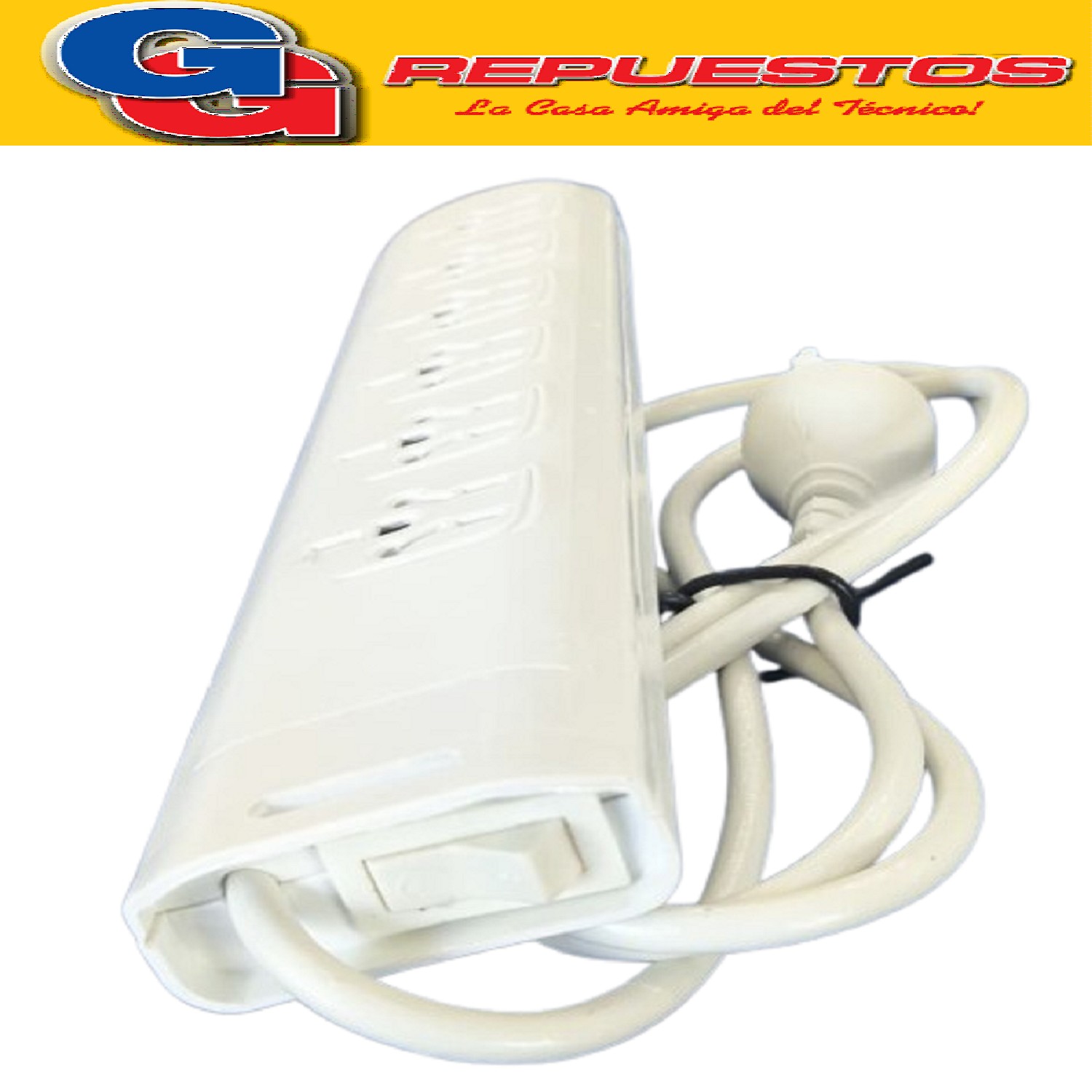 PROLONGADOR ZAPATILLA DE 6 TOMAS Y 1.5MTS DE 3 X 0.75 MM CON LLAVE