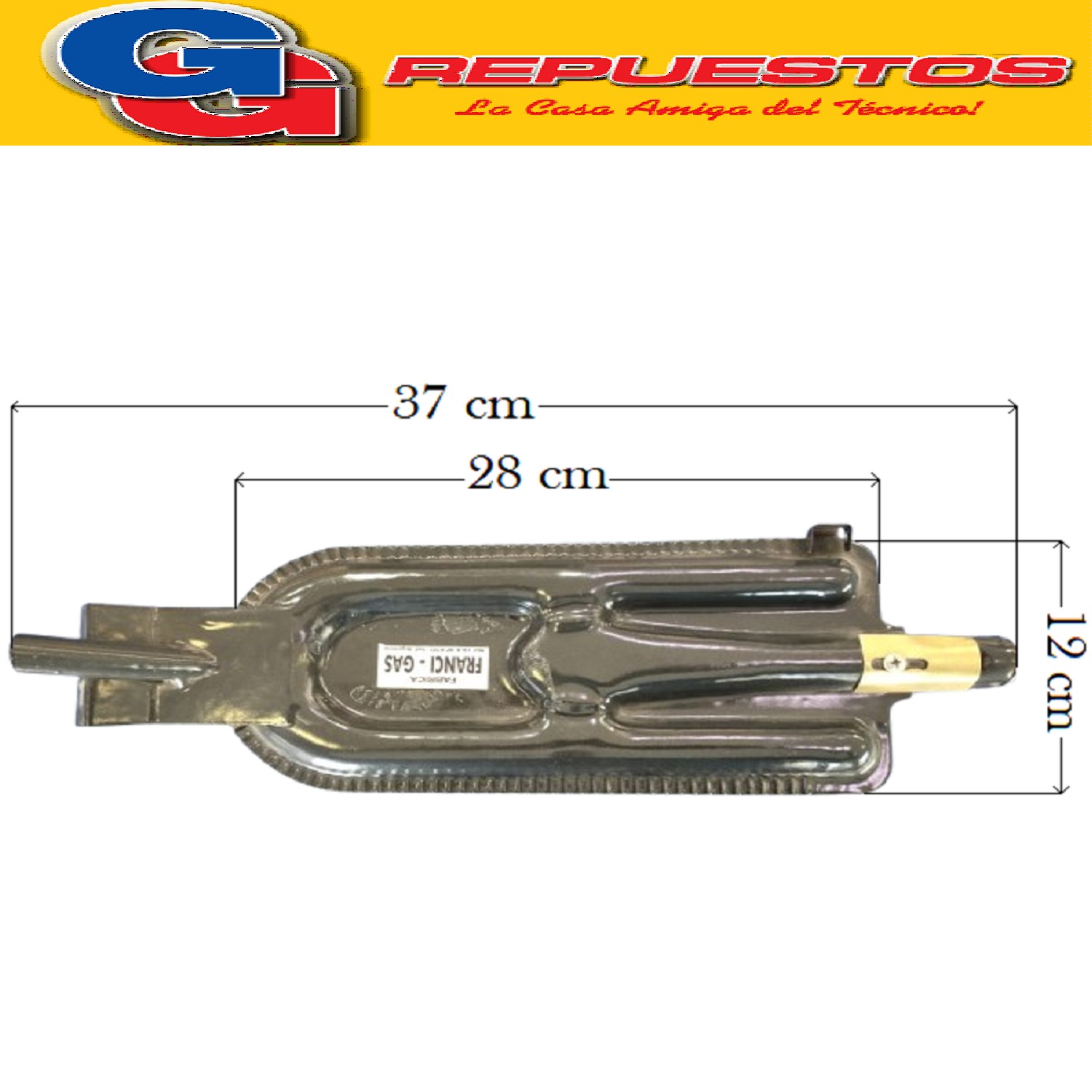 QUEMADOR HORNO COCINA ENLOZADO PIFER SUPER MODERNO  REFORZAD O
