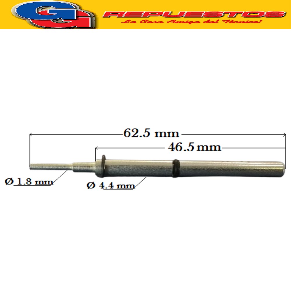 VASTAGO VALVULA BOTONERA ENCENDIDO LENTO (PTR 1470)* CALEFON ORBIS