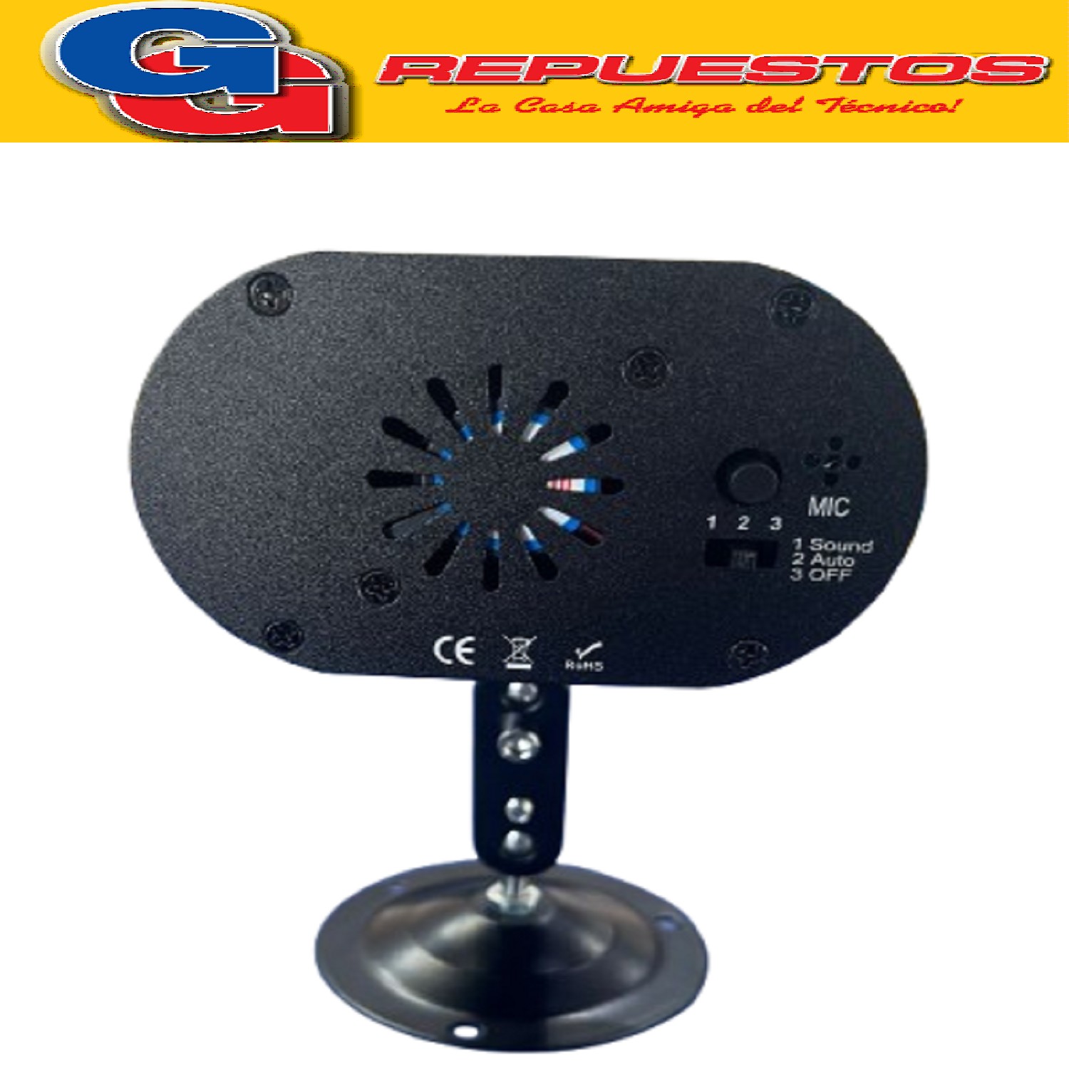 LASER ESTROBOSCOPICO RGB LED PARA FIESTAS,EVENTOS