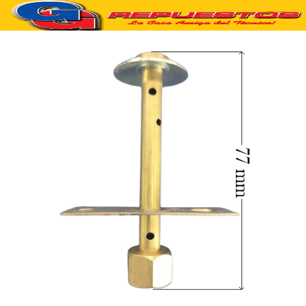 CABEZAL PILOTO CALEFON ORO AZUL T.B. CON SOMBRERO