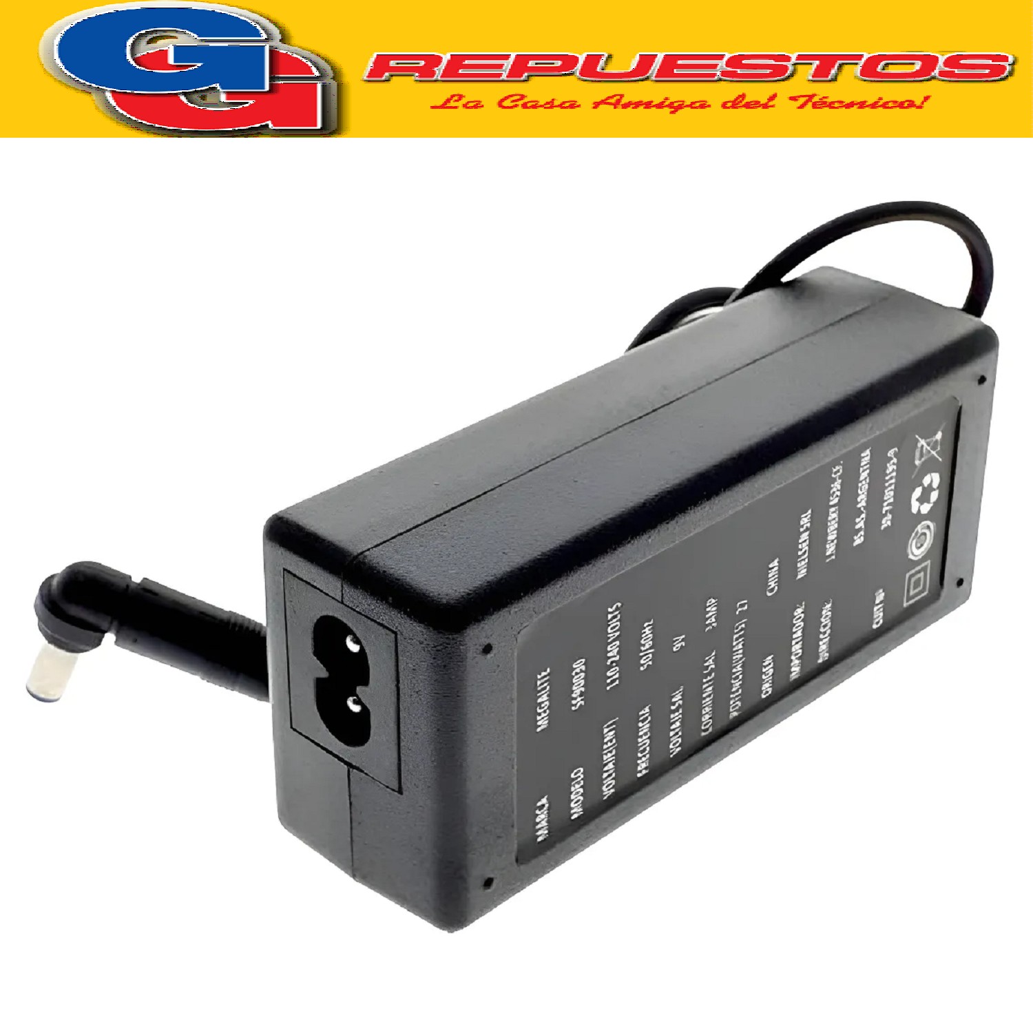 FUENTE 24V 2AMP SWITCHING PLUG 2,1MM CON CAMBIO DE POLARID A D SPEN