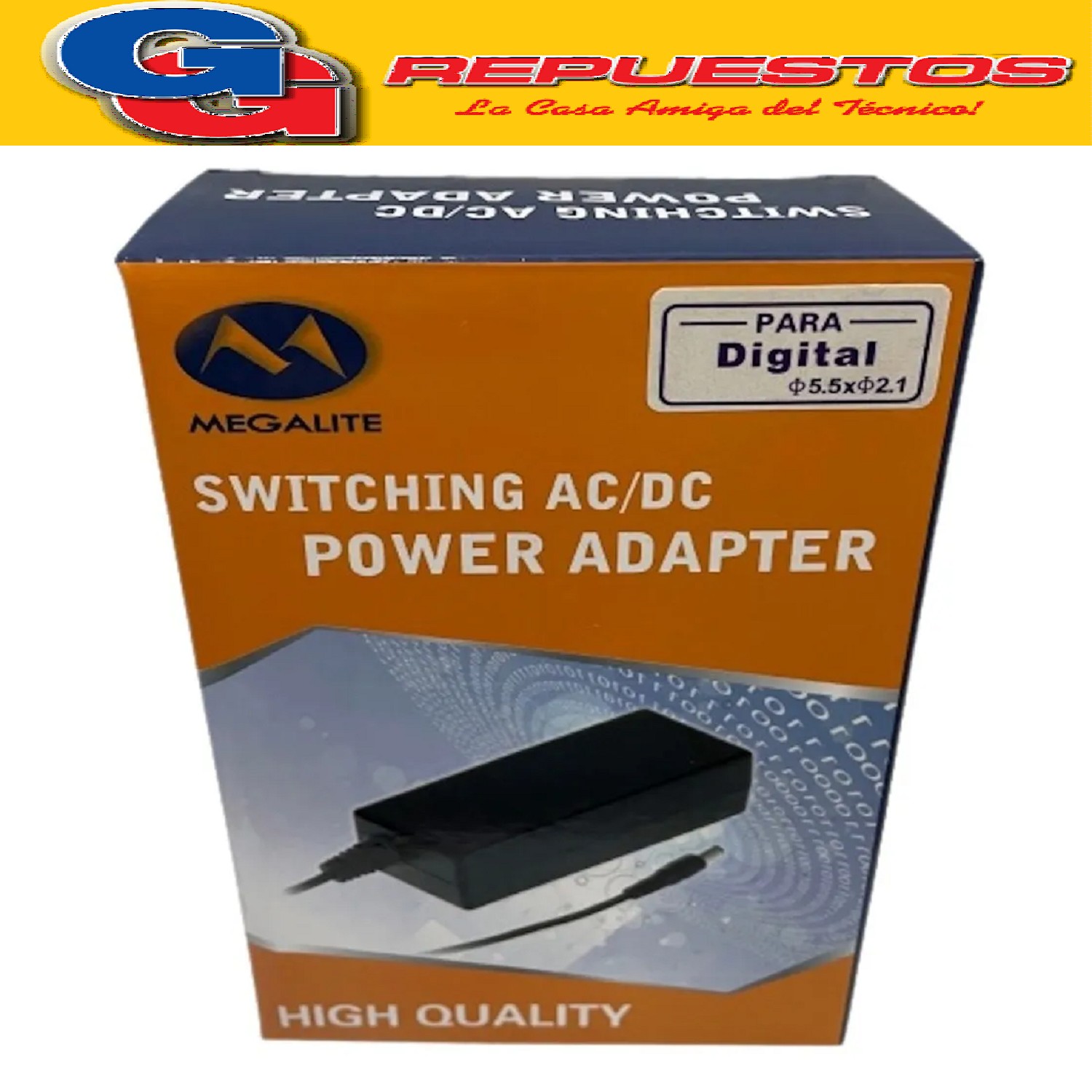 FUENTE 24V 2AMP SWITCHING PLUG 2,1MM CON CAMBIO DE POLARID A D SPEN