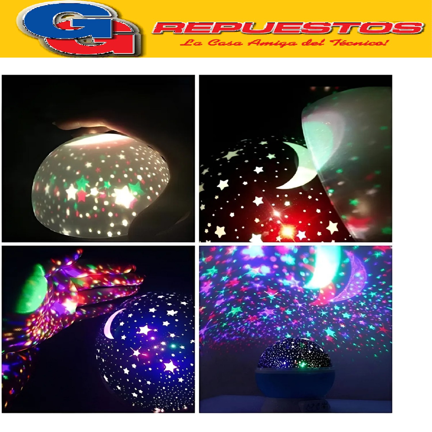 LAMPARA GALAXIA VELADOR DE NOCHE PROYECTO NOCTURNO