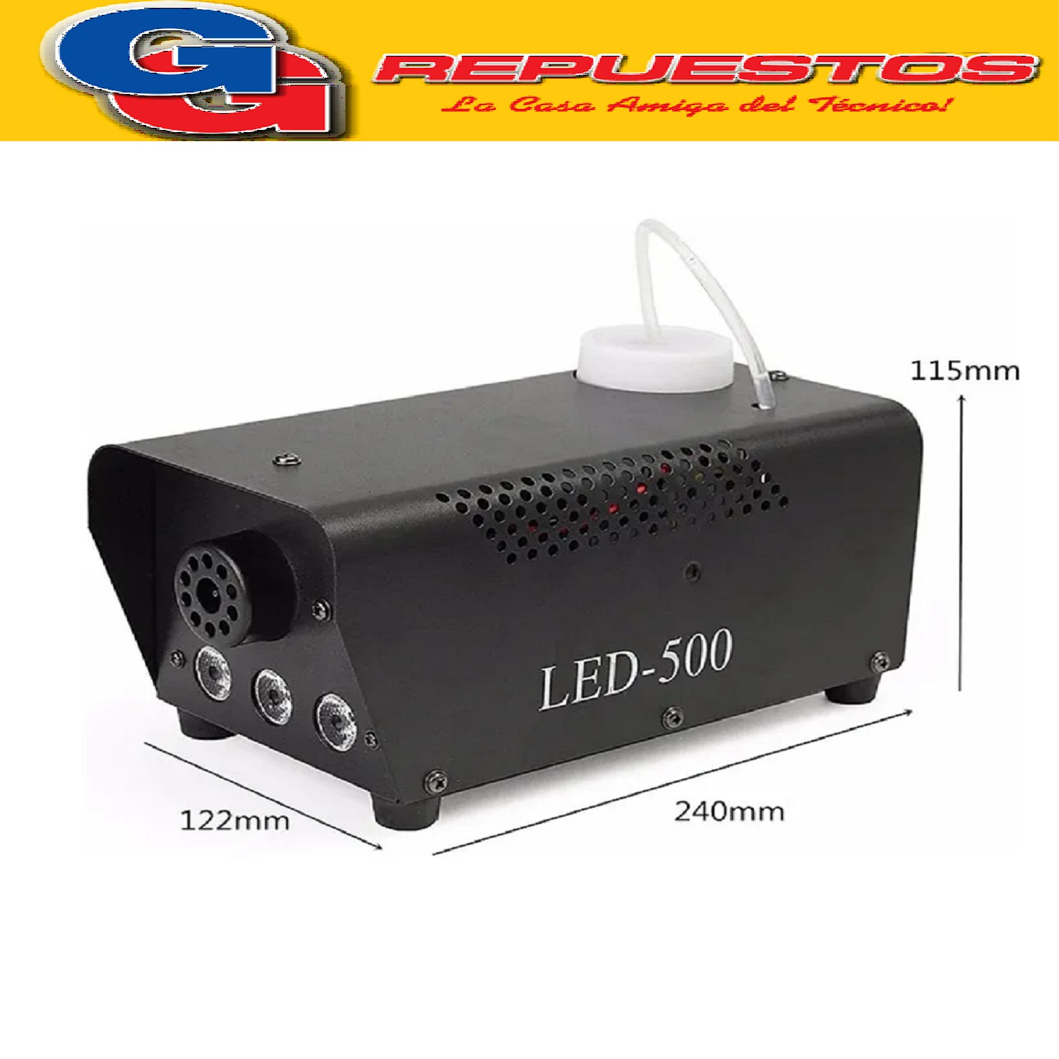 MAQUINA DE HUMO PORTATIL CON LUCES PARA FIESTAS,EVENTOS
