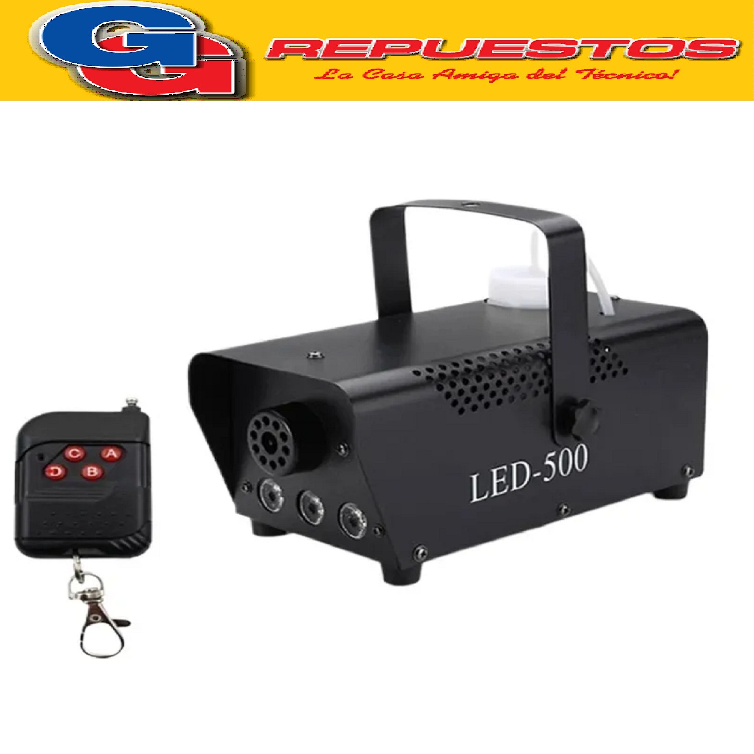 MAQUINA DE HUMO PORTATIL CON LUCES PARA FIESTAS,EVENTOS