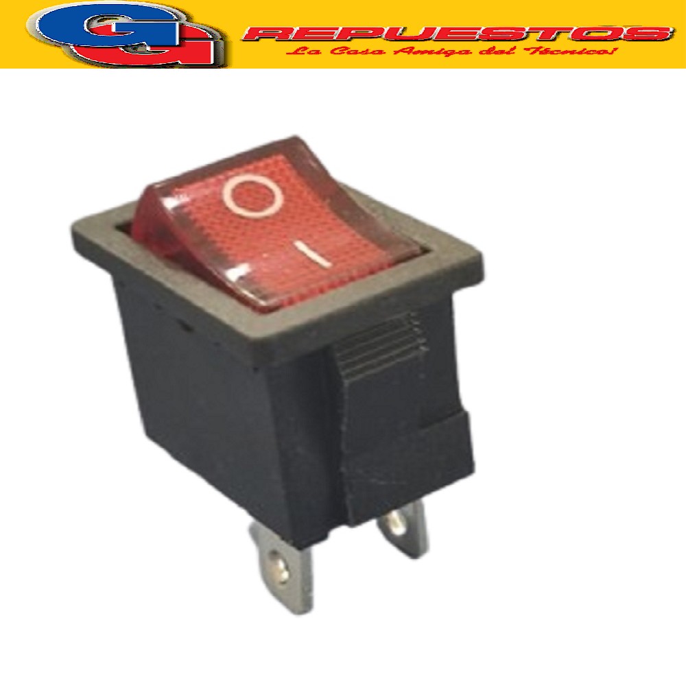 TECLA 1P. 3A 250V ON-OFF 19.2x13mm LU