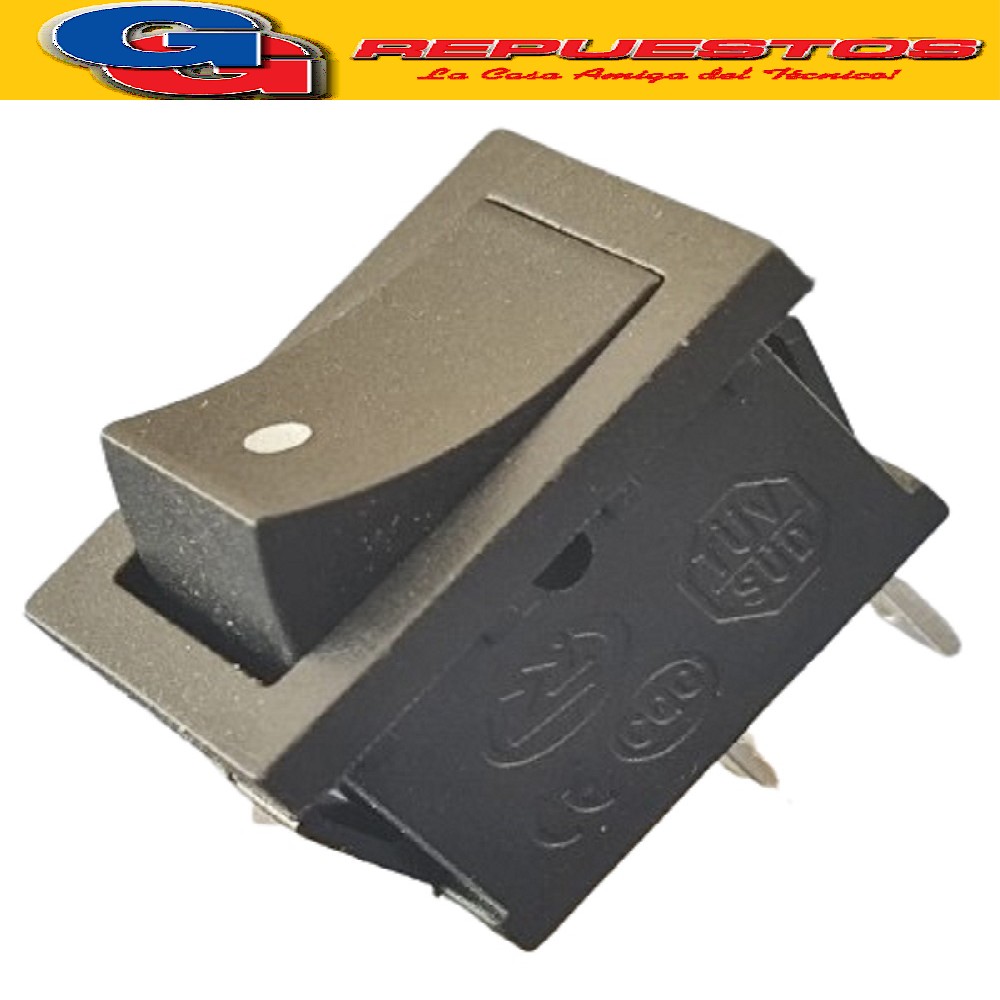 LLAVE TECLA INTERRUPTOR 1 PUNTO 6A 250V (ON)-OFF