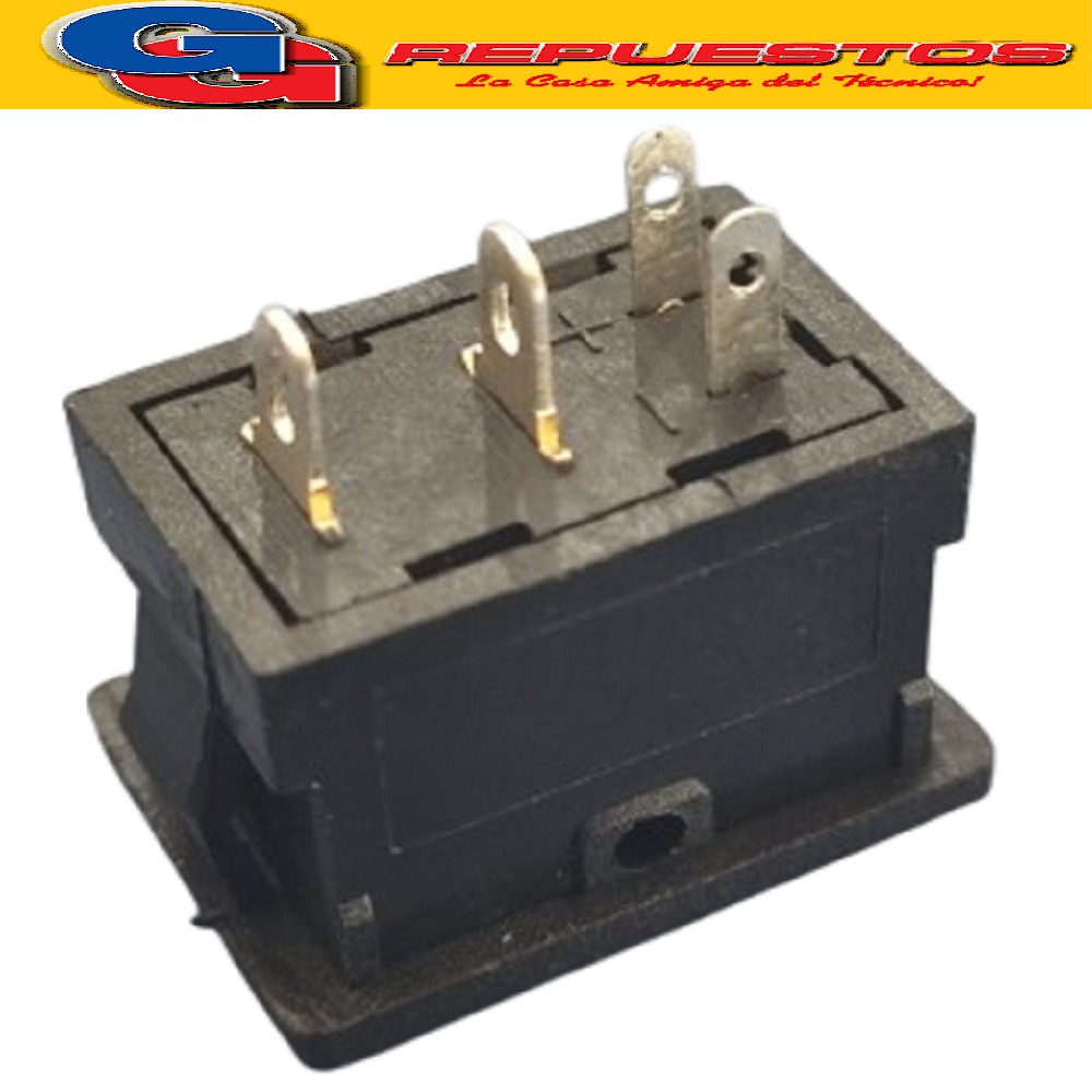 LLAVE TECLA 1 PUNTO. 3A 250V ON-OFF