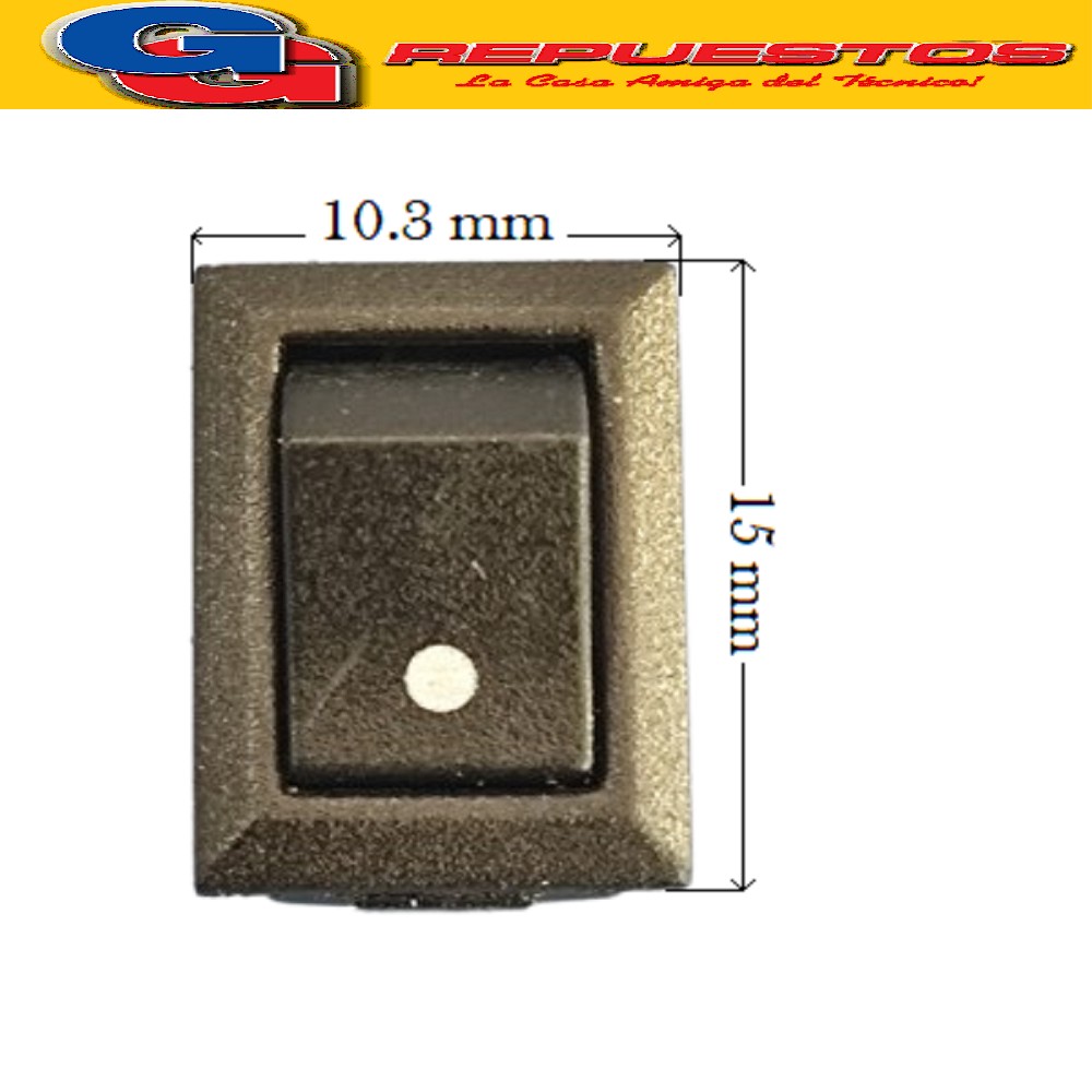 LLAVE TECLA 2 PUNTO 3A 250V ON-ON
