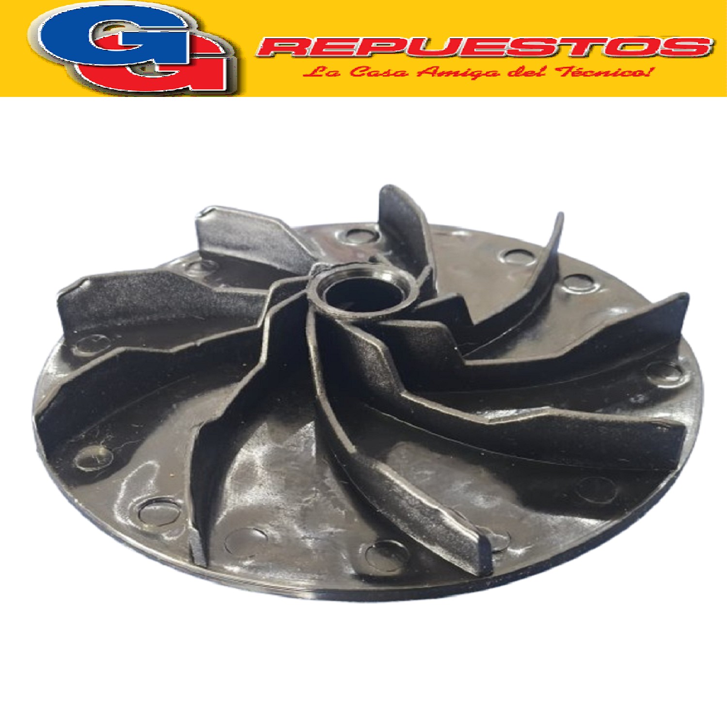 TURBINA CORTADORA PASTO STANDART 1/2 CAÑA DIAMETRO DE 15.3cm DIAMETRO DEL EJE DE 19mm / BORDEADORAS MOTOGUADAÑAS CORTADORAS / CORTADORAS DE CESPED