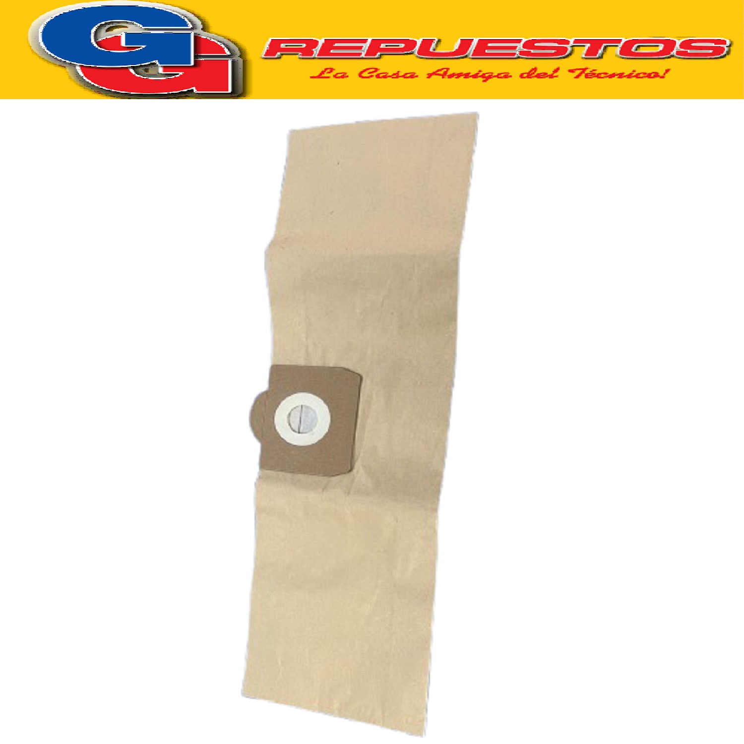 BOLSA ASPIRADORA ROWENTA BULLY RB 20/30/40 IMP. (X5) 10,5CM  X 13CM DIAM 6,3CM PARA  MOULINEX PEKTRA  PKTVC90-15 LITROS compatible con KARCHES