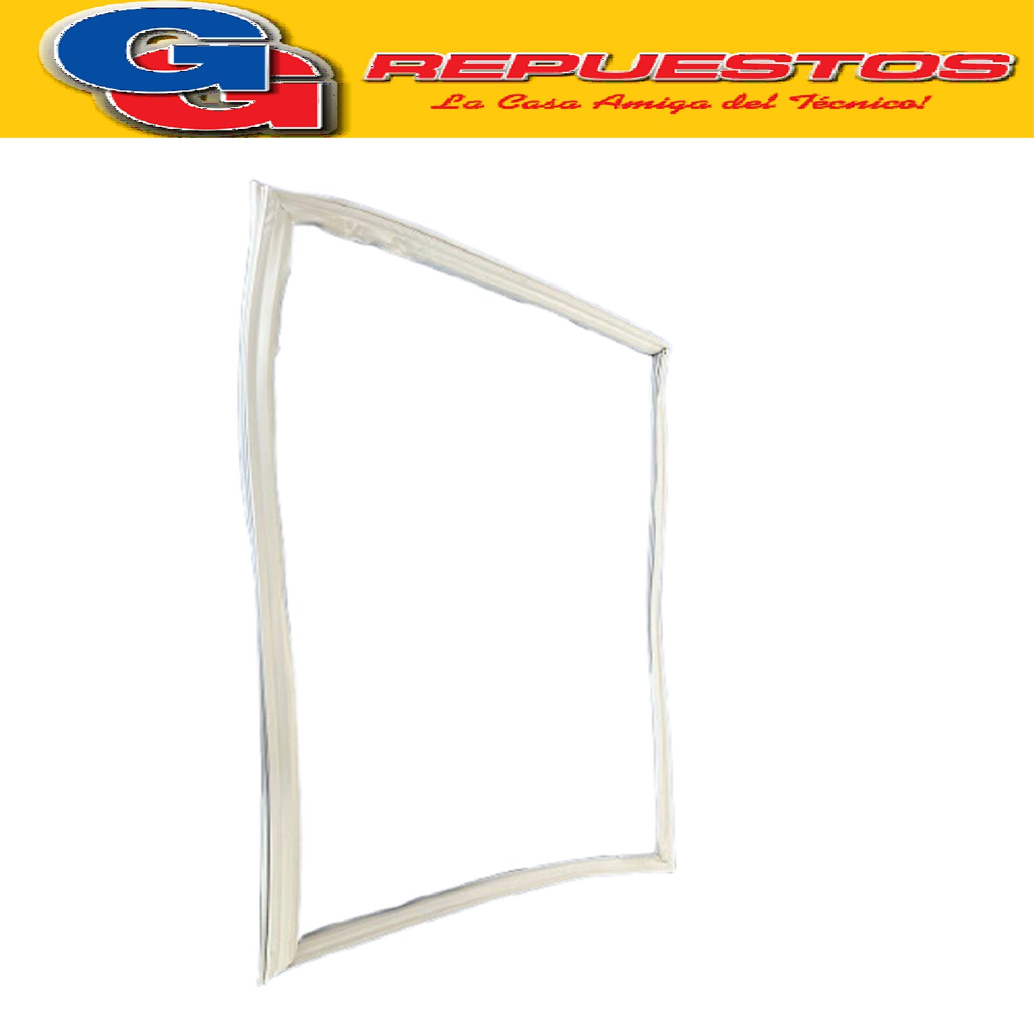 BURLETE PARA HELADERA A PRESION CON ALETA 500X720 GRIS