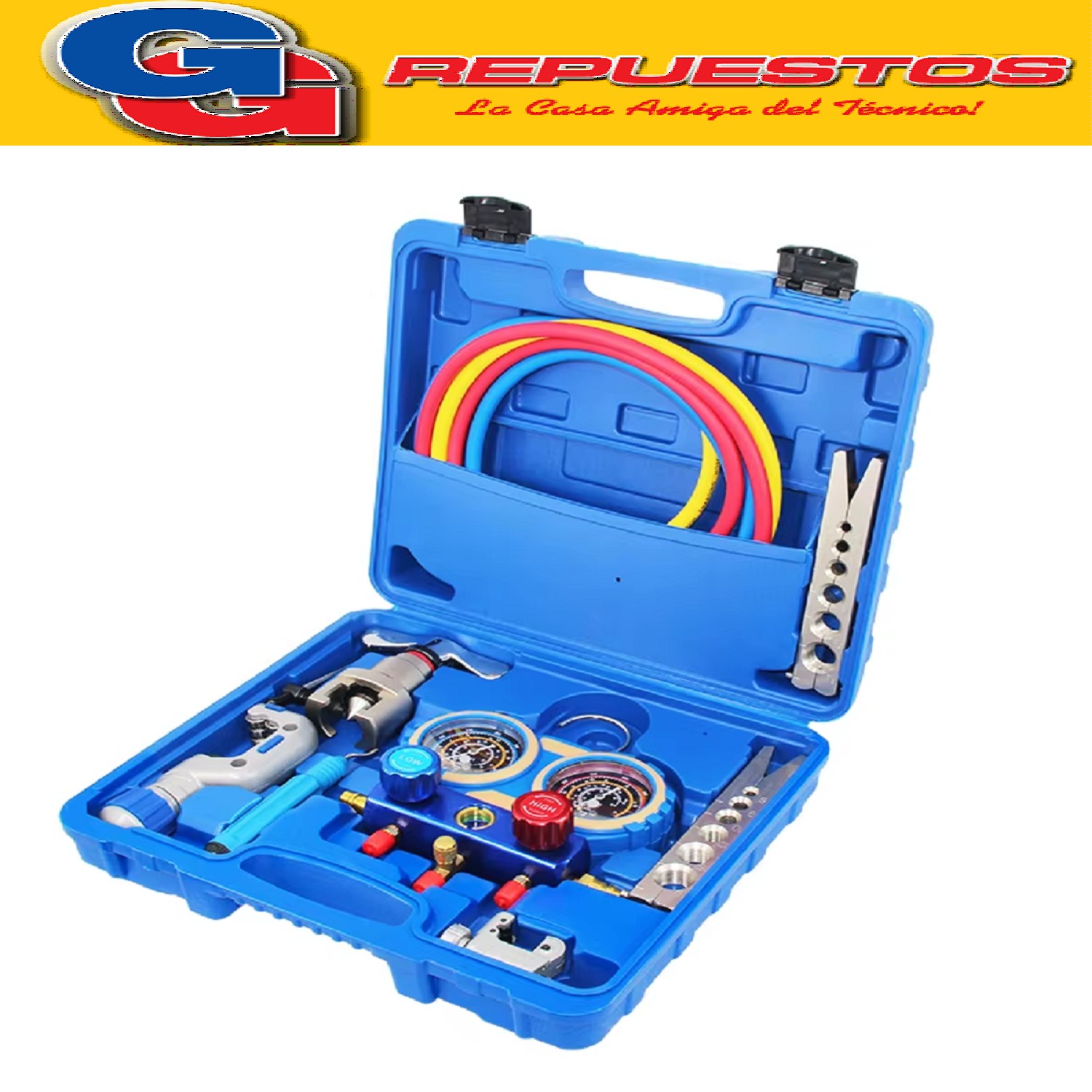 MANIFOLD  CT-8A CON HERRAMIENTAS/PEESTAÑADORA MINICORTADORA  LAPIZ ESCAREADOR 
