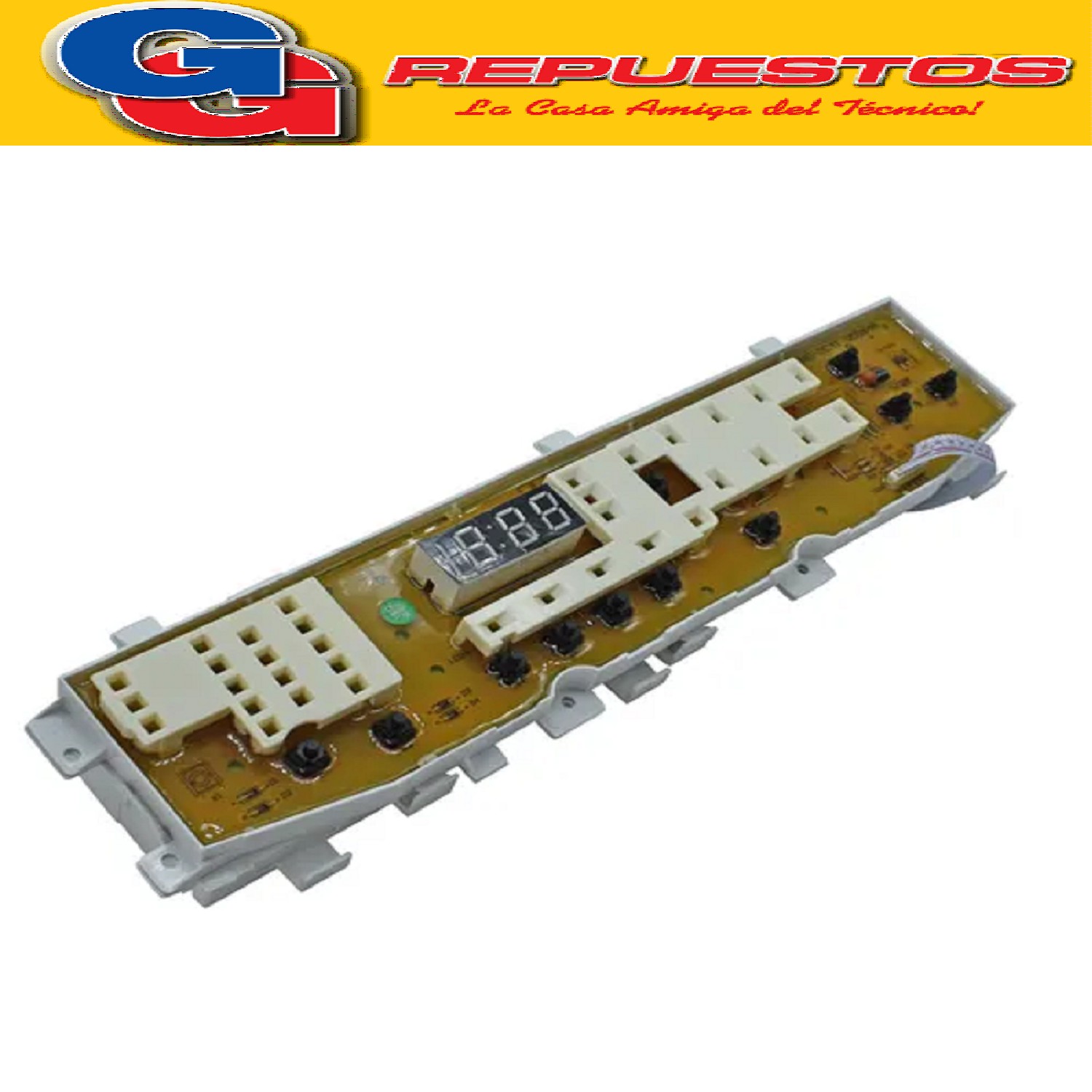 PLAQUETA DE MANDOS PARA LAVARROPAS SAMSUNG  WA90U7WEPT-WA95U 7-PLACA
