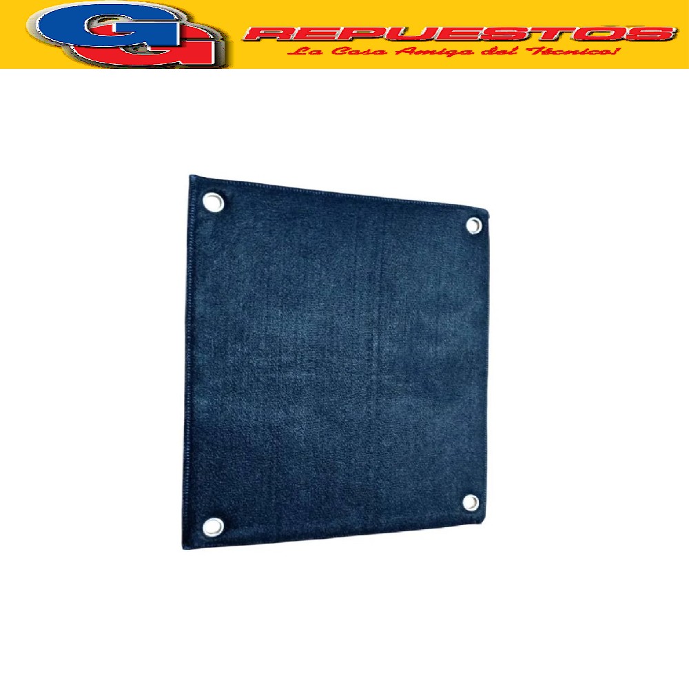 MANTA IGNIFUGA PARA SOLDADURAS 25CM X 30CM 10MM DE ESPE SOR  100% ACRILICO COLOR NEGRO MANTA PROTECTORA PAÑO PARA SOLDAR ESPECIAL REFRIGERACION, PARA PROTECCION CUANDO SE REALIZAN SOLDADURAS PARA QUE NO PASE EL CALOR DEL SOPLETE O MAP 