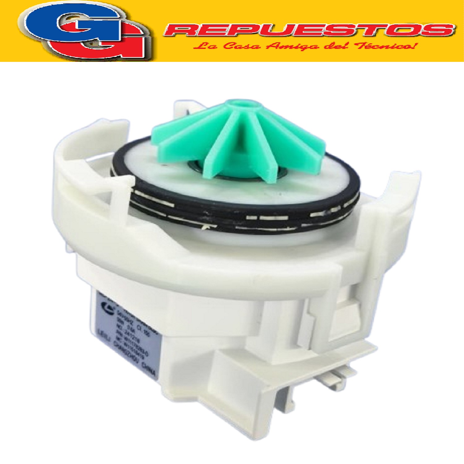 BOMBA LEILI LAVAVAJILLA COMPATIBLE CON: ARISTON - WHIRLPOOL C00297919-C00540444 (INDESIT) DISHWASHER ELECTRIC PUMP - INDESIT
482000023392-488000540444 (WHIRLPOOL) POMPA SCARICO BLDC 3PH VS PLP2
CARACTERISTICAS: Leili MOTOR DRAIN BLDC BLP24-3 / BLP243
54V-55Hz CL 155
50W 0.6A No:240130
P/N: W11178283-D
MC: W11518419
LEILI CHANGZHOU CHINA