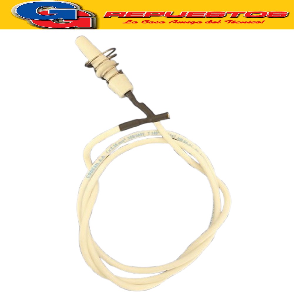 ELECTRODO-BUJIA PARA COCINA PATRICK HORNALLA CON CABLE LARGO DE CABLE 70 CM
