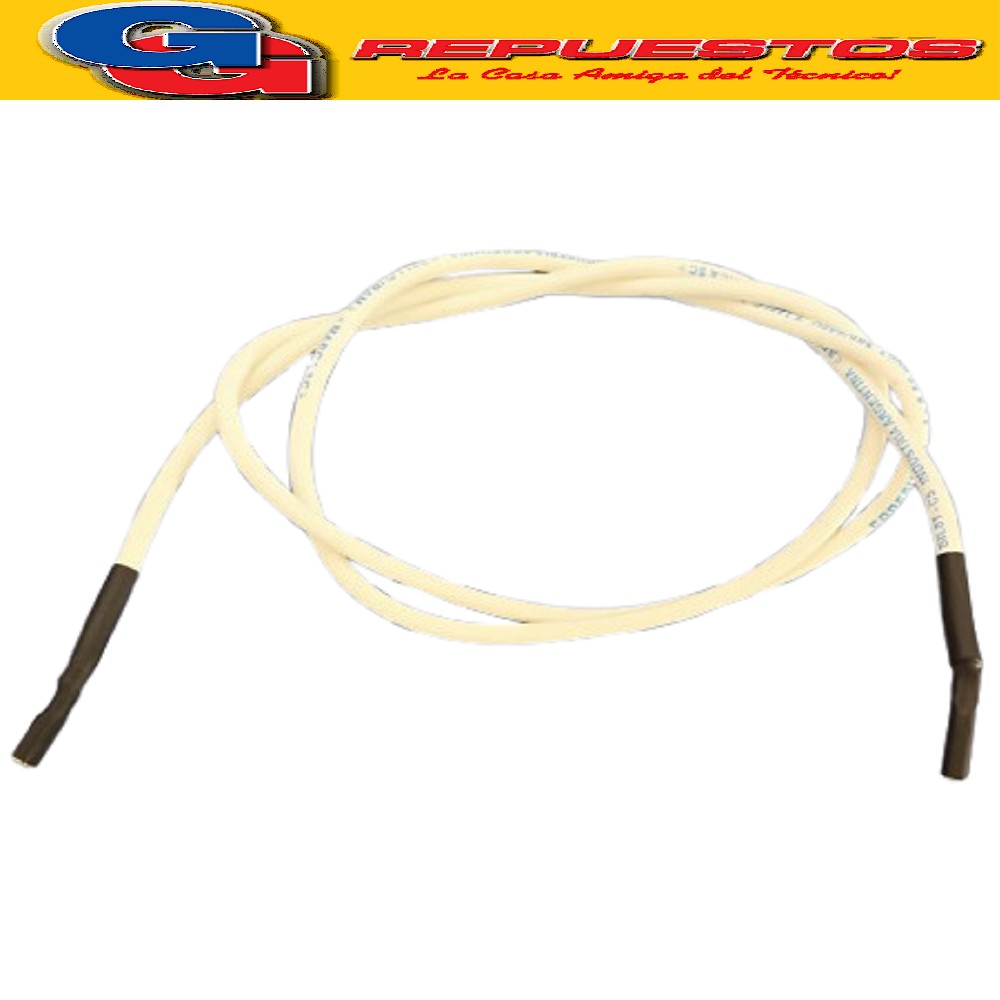 CABLE BUJIA QUEMADOR EITAR COCINAS GAS TERMINAL REDONDO -    CHATO LARGO 0.7 M