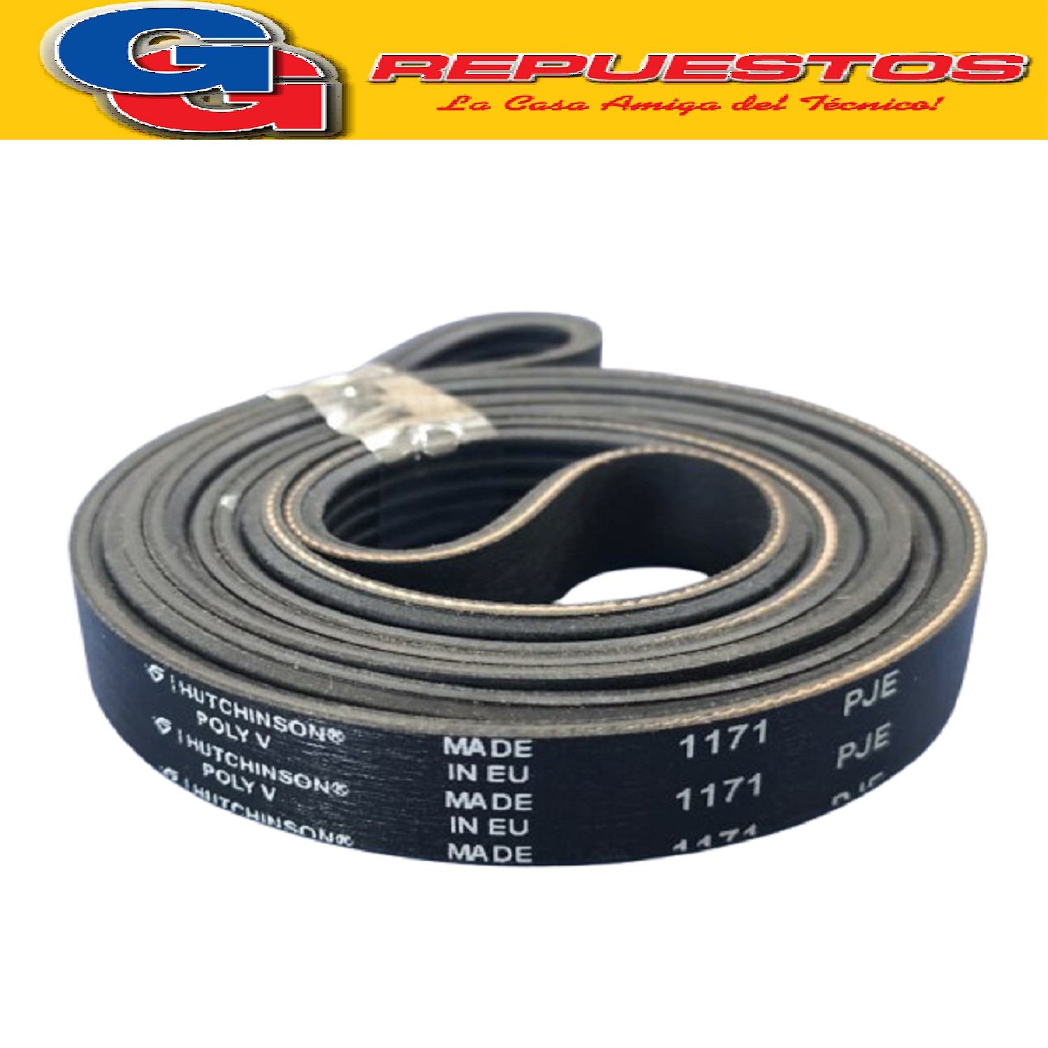 CORREA POLY V EL5PJ-1171 ELASTICA IMPORTADA PARA LAVARROPAS  2466300203-2852280100-2907260100-2907260500 (BEKO) CINGHIA J5 1171 POLY-V ORIGINALE LAVATRICE BEKO
751610179 (SMEG) CINGHIA J5 1171 POLY-V LAVATRICE BEKO
Produttore: ELASTIC POLY-V BELT 5PJE 1171 Hutchinson 1171 J5 MA
Sviluppo: 1171mm TEM/EL/MA
Elastica: SI
LAVARROPAS INVERTER BEKO (ORIGINAL)