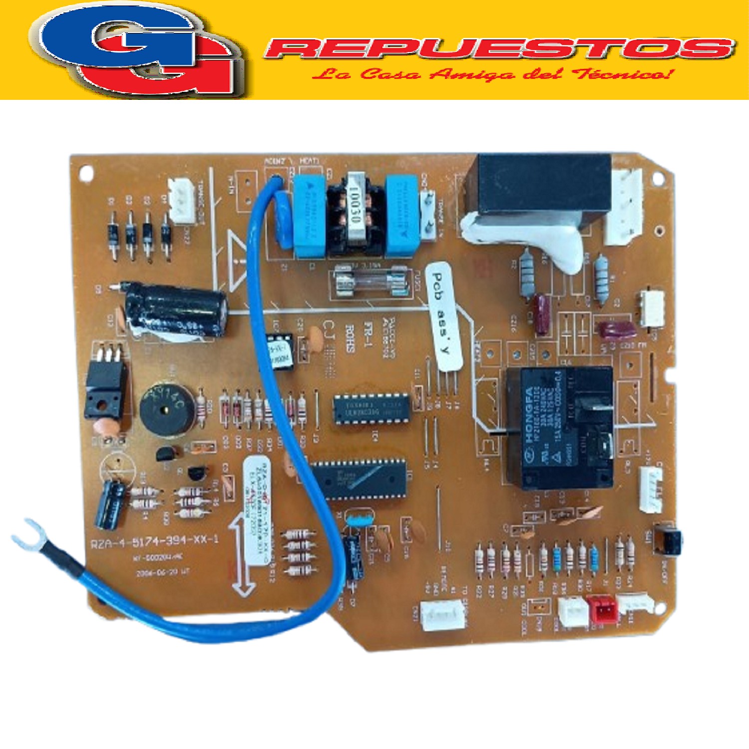 PLAQUETA DE AIRE ACONDICIONADO RZA-4-5174-394-XX-1