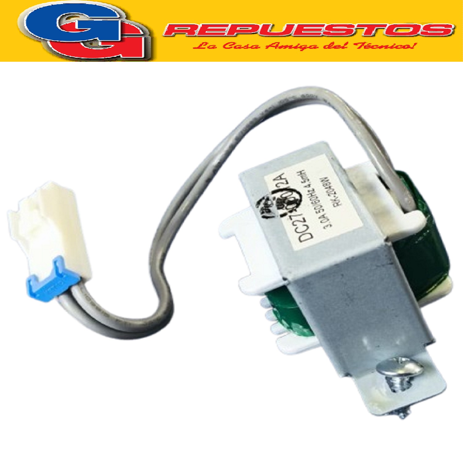 TRANSFORMADOR PARA PLACA BAJA TENSION SAMSUNG WW90J5410GWUBG /GSUBG-WW90K6410QW/QX-
WW22K6800AW INVERTER de 20Kg (ORIGINAL)