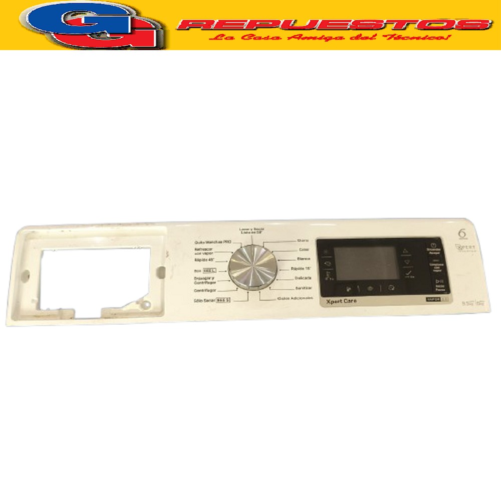 PANEL COMANDO CON PLAQUETA LAVASECARROPAS PARA WHIRLPOOL WNC95AB