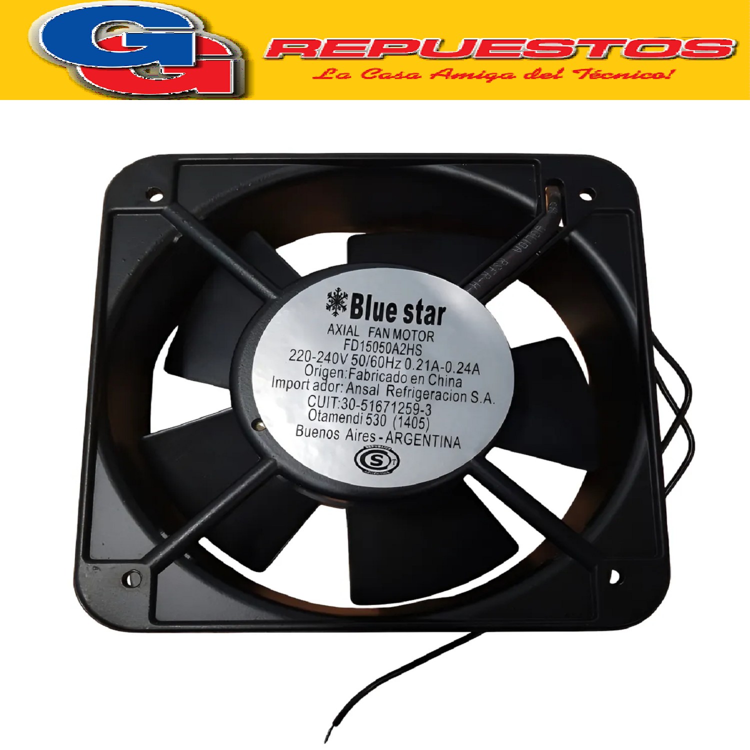 FORZADOR COOLER (15x15x50) 220-240V 50/60Hz 0.21A-0.24A FD15 050A2HS
Dimensión de contorno 150*150*50m m
Rango de voltaje 220-240 VCA
Voltaje de arranque 180V
Corriente nominal 0,26 A
Consumo de energía nominal 30W
Velocidad (RPM) 2500±10%