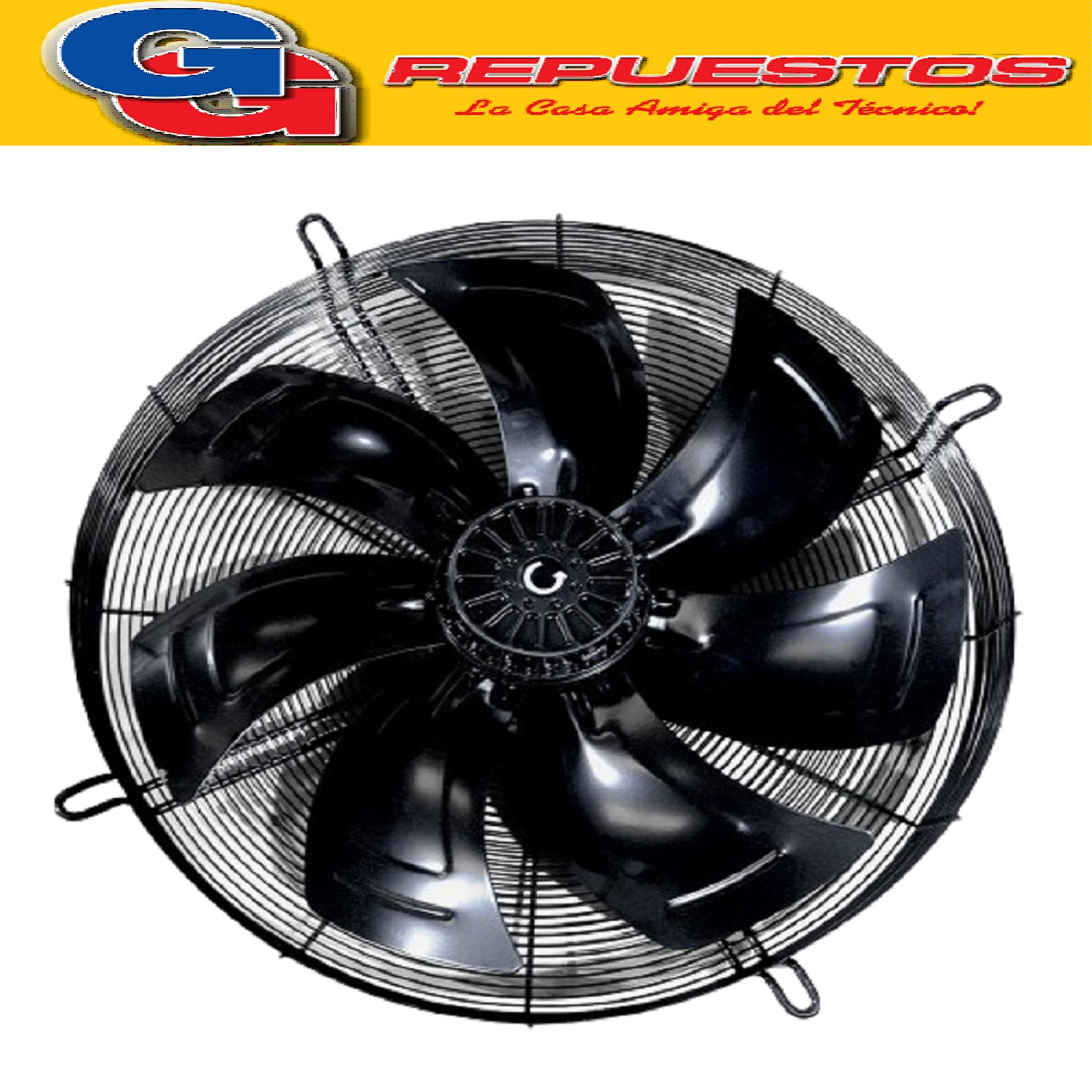 FORZADOR MOTOVENTILADOR WEIGUANG-BS-6D-910S--aspir-trif MOTO VENTILADOR AXIAL 910MM,220V/380-440V/3PH/60Hz, CON REJILLA Y BASE, 8 POLOS.