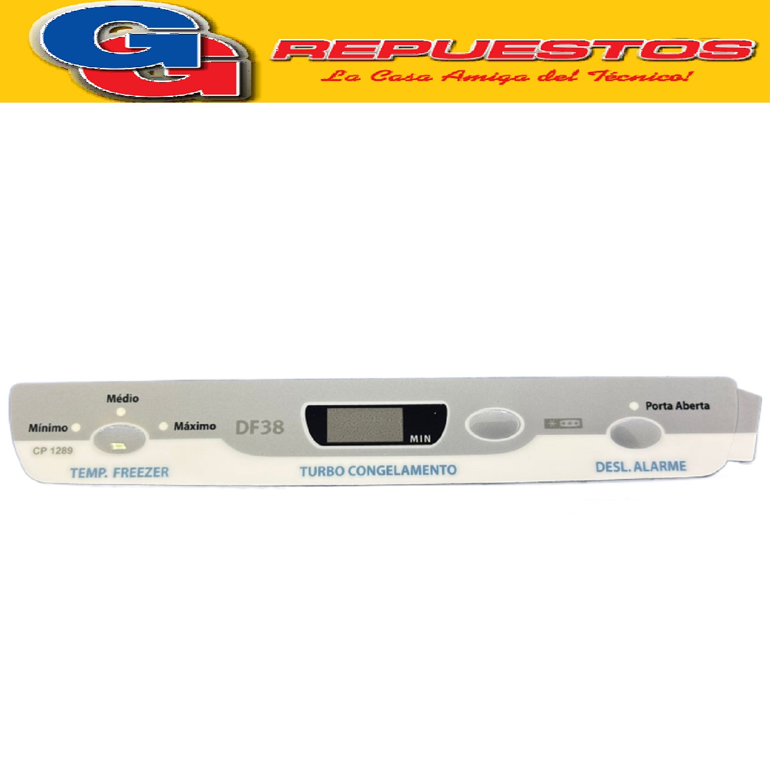 SERIGRAFIA PARA HELADERA ELECTROLUX DF38  QUALITY LINE CP128 9 PANEL, MEMBRANA SERIGRAFIADO