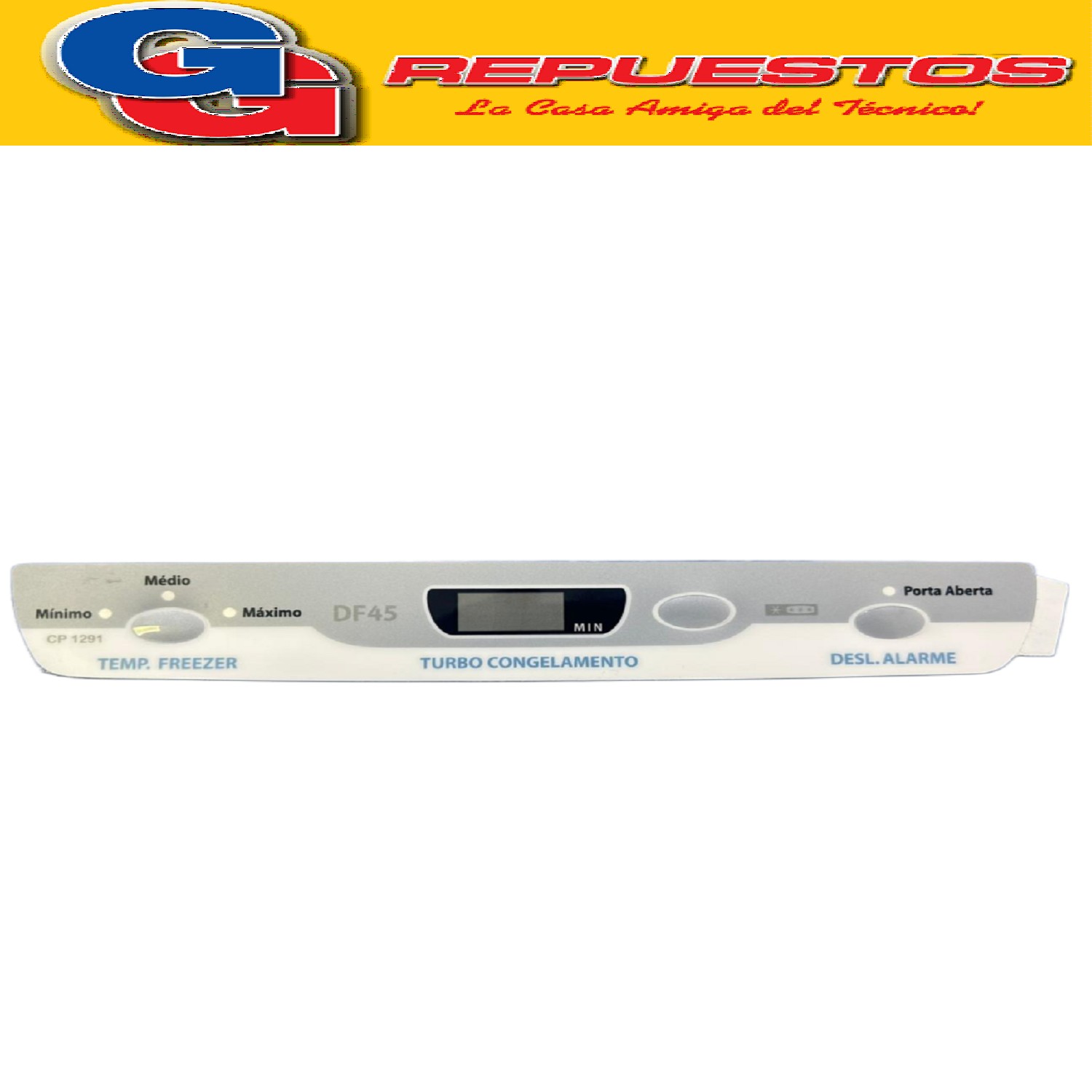 SERIGRAFIA PARA HELADERA ELECTROLUX DF45 QUALITY LINE  CP129 1 PANEL, MEMBRANA SERIGRAFIADO