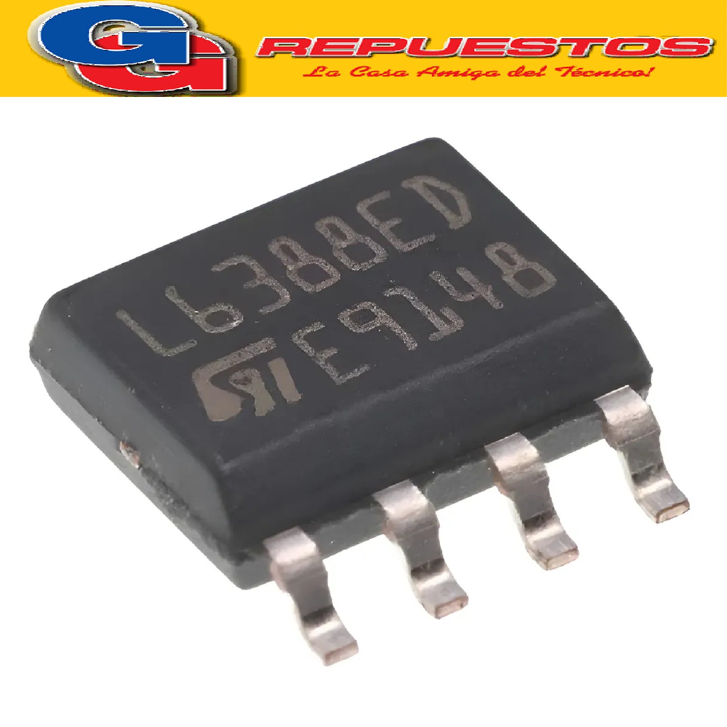 L6388D SMD DRIVER DE CONPUERTA PARA TRANSISTORES DE POTENCIA SOPORTA HASTA 600V