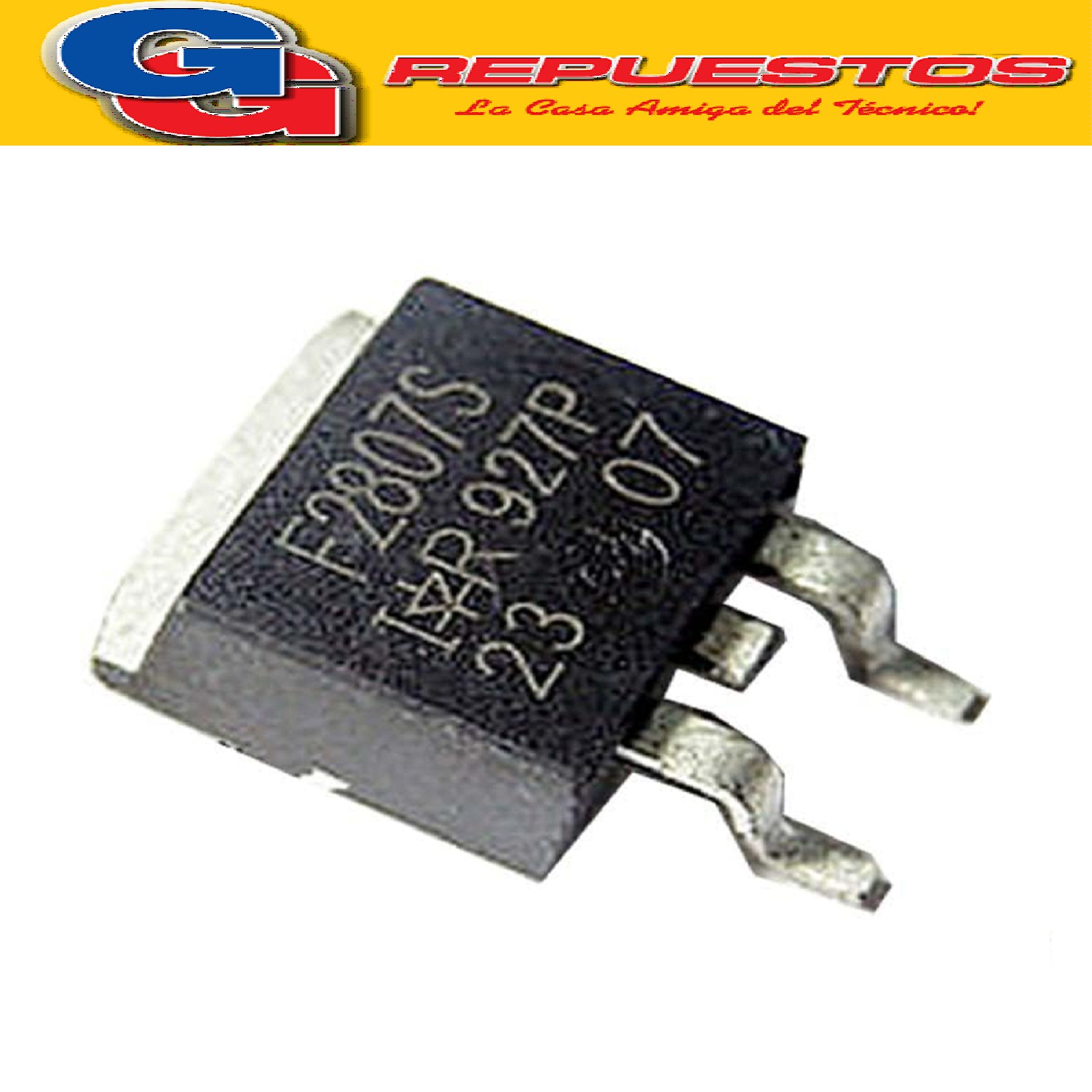 TRANSISTOR MOSFET SMD IRF2807S DE POTENCIA TIPO N 75V 75A